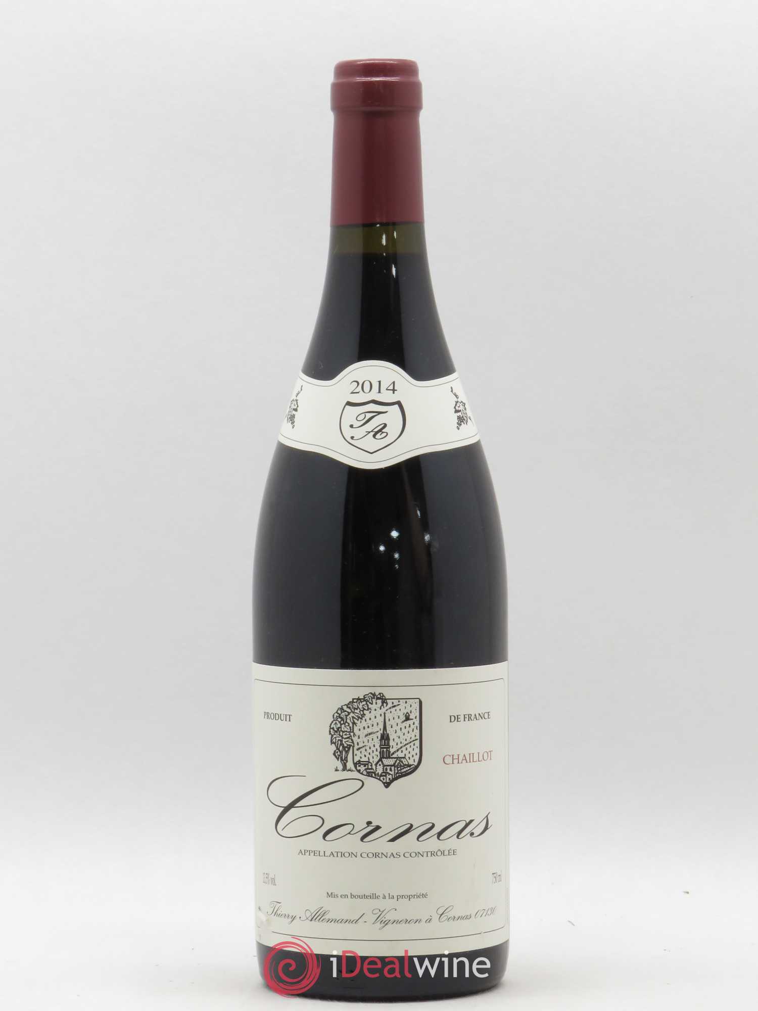 Cornas Chaillot Thierry Allemand 2014 - Lot de 1 bouteille - 0