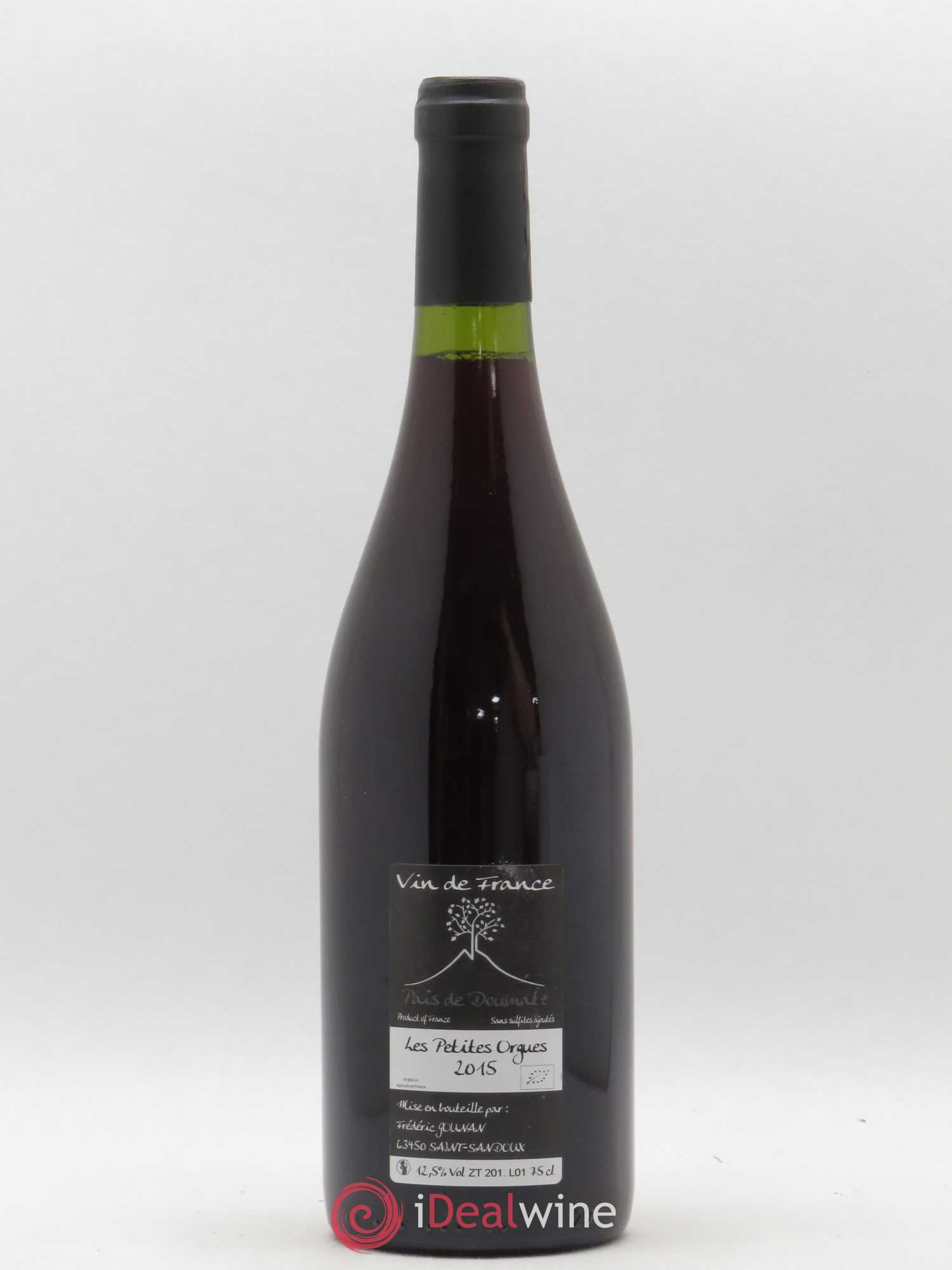 Vin de France Les Petites Orgues Vignoble de l'Arbre Blanc 2015 - Lot de 1 bouteille - 1