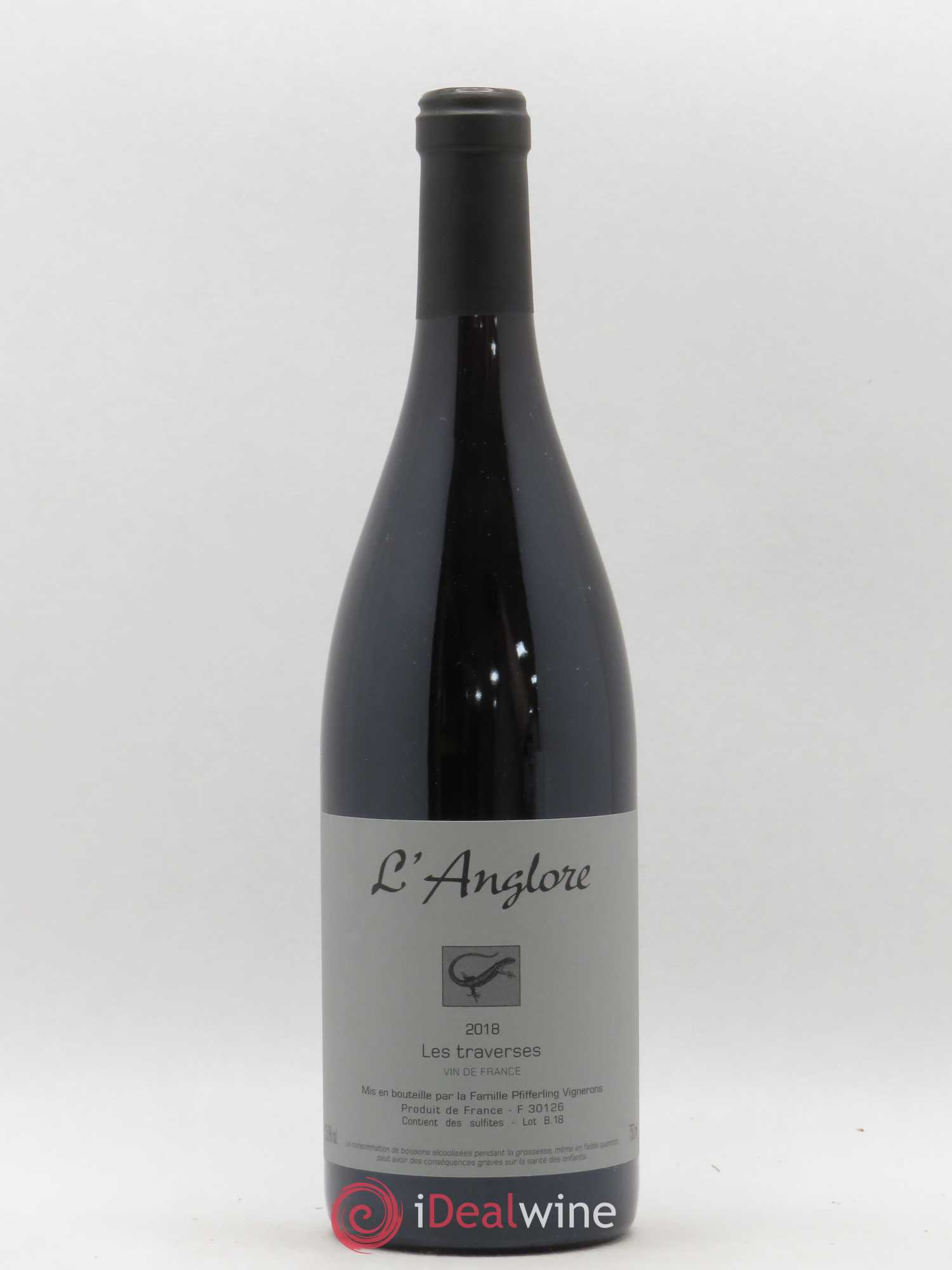 Vin de France Les Traverses L'Anglore 2018 - Lot de 1 bouteille - 0
