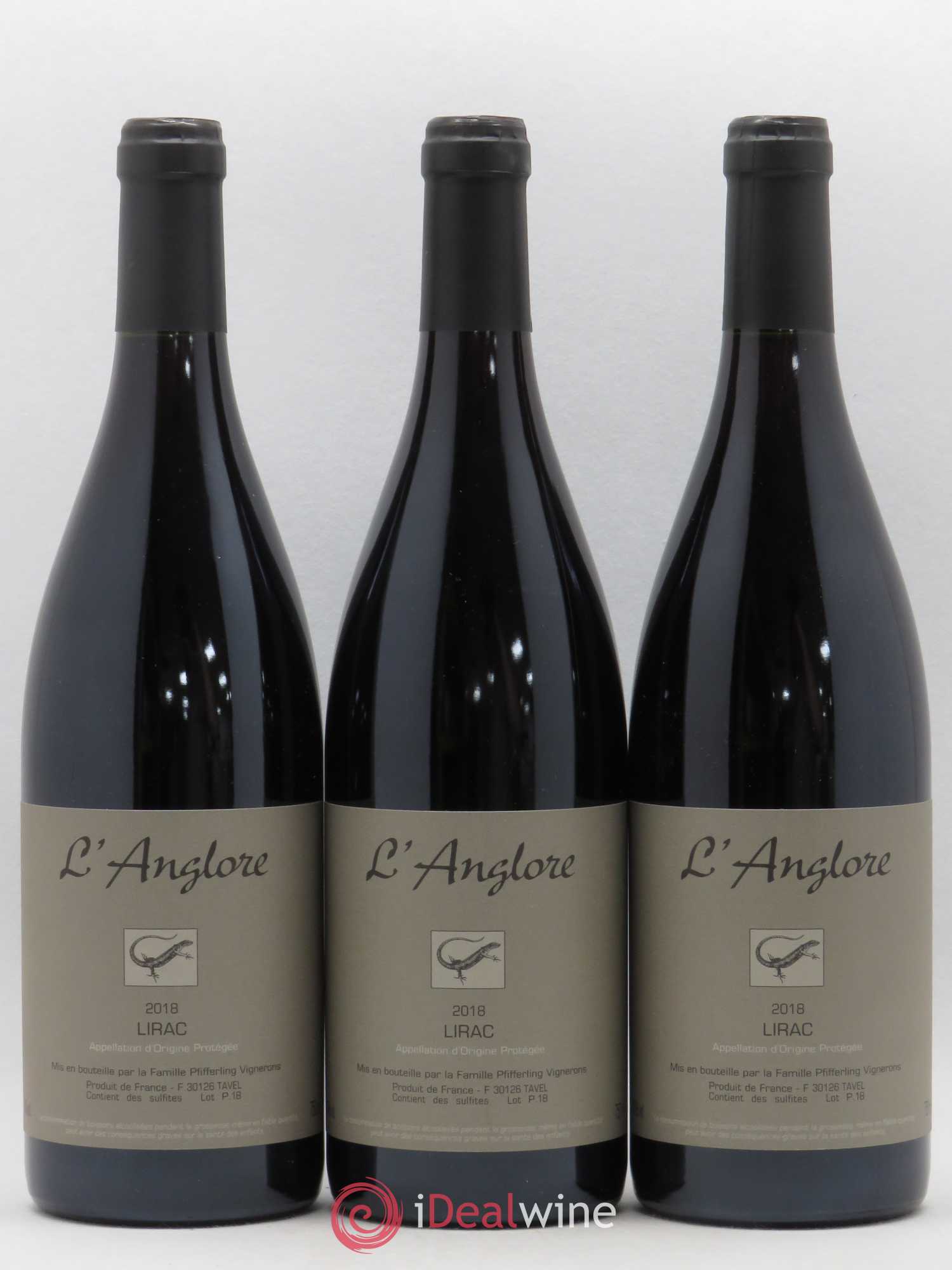 Lirac L'Anglore 2018 - Lot de 6 bouteilles - 1