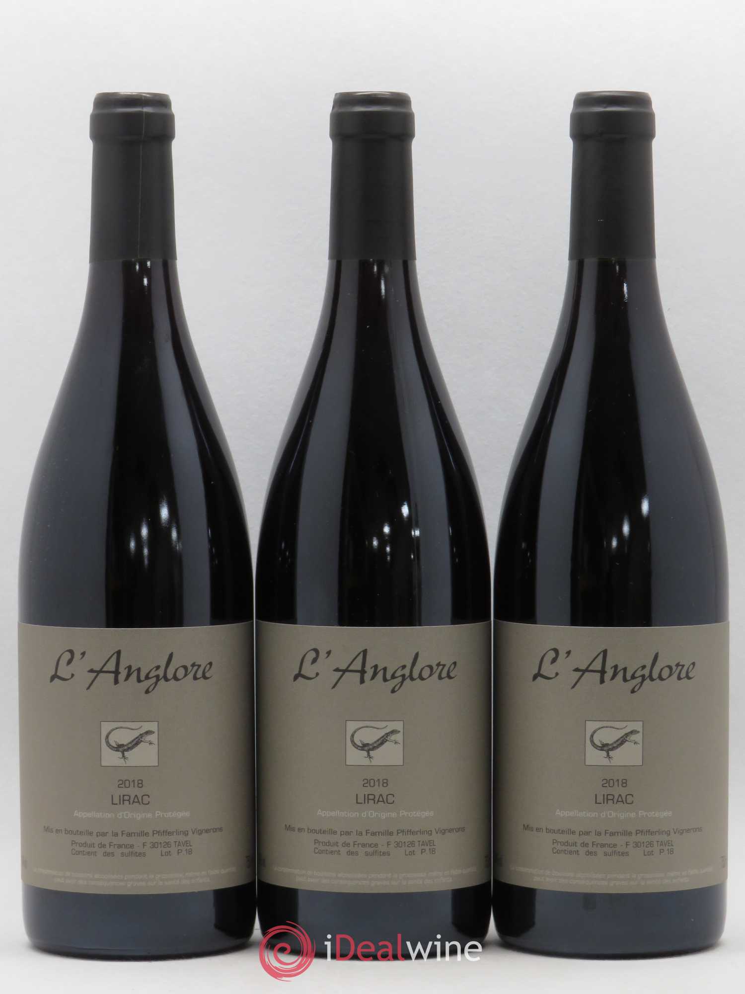 Lirac L'Anglore 2018 - Lot de 6 bouteilles - 2