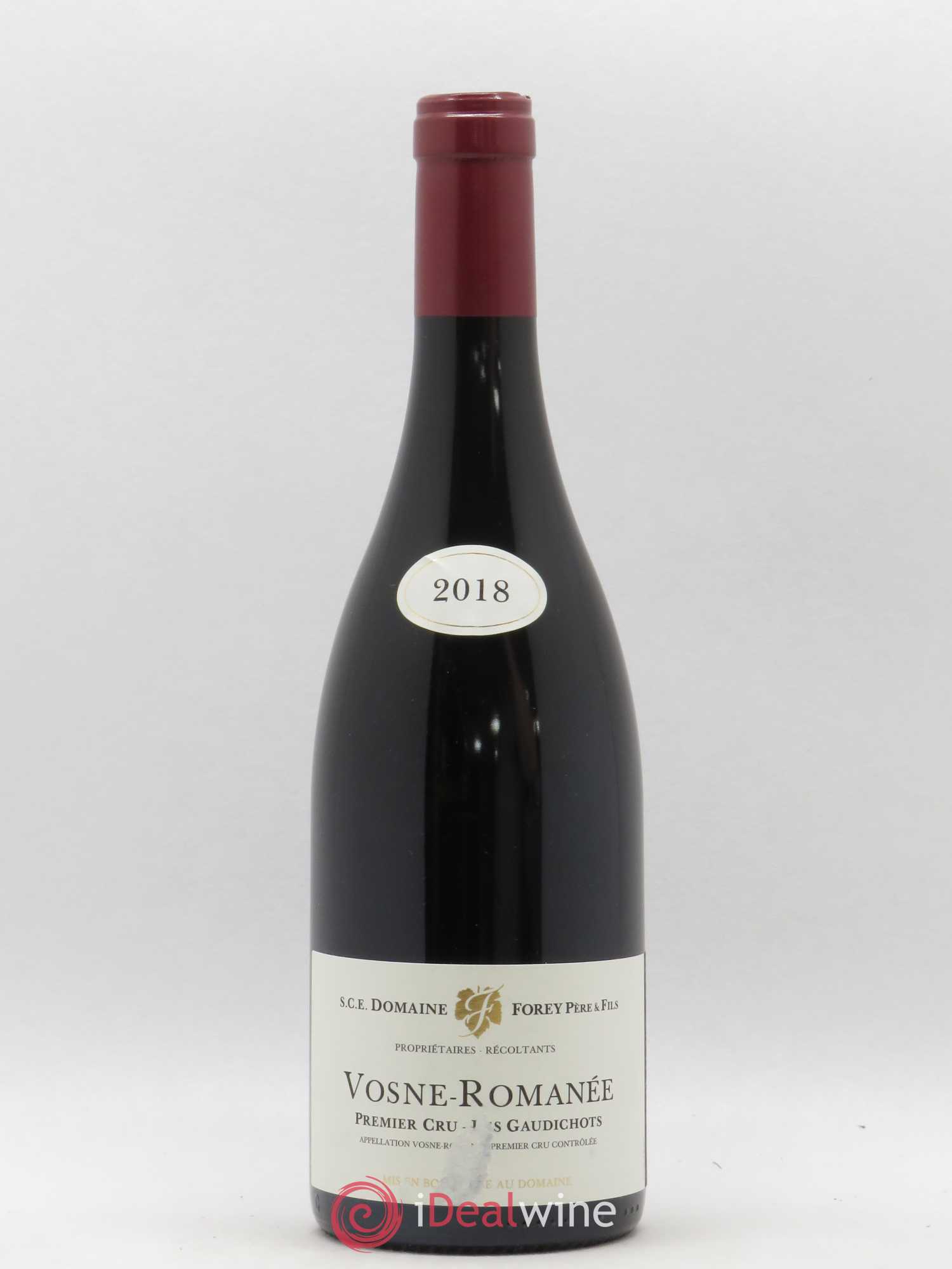 Vosne-Romanée 1er Cru Les Gaudichots Forey Père et Fils (Domaine) 2018 - Lot de 1 bouteille - 0