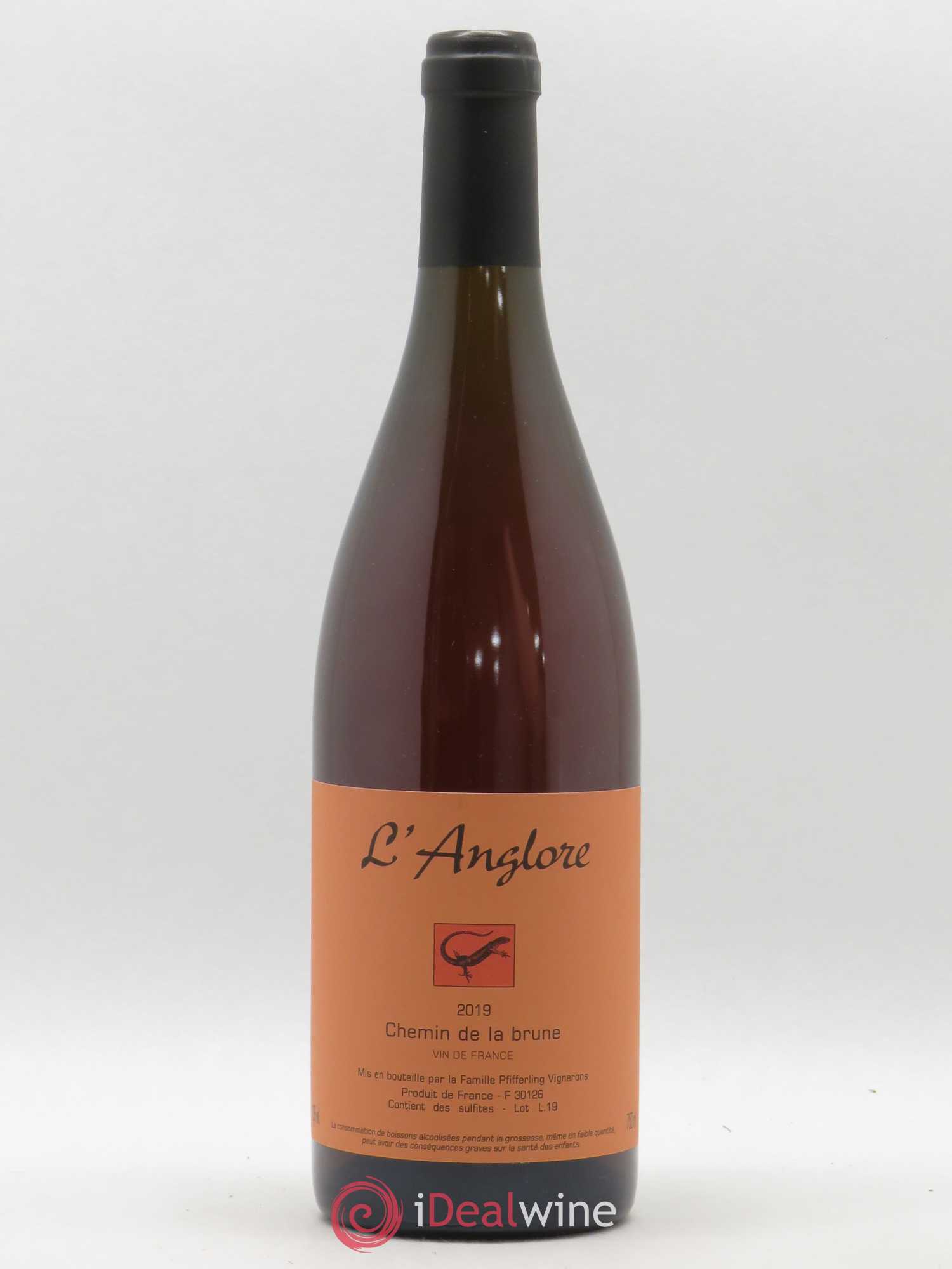 Vin de France Chemin de la brune L'Anglore 2019 - Lot de 1 bouteille - 0