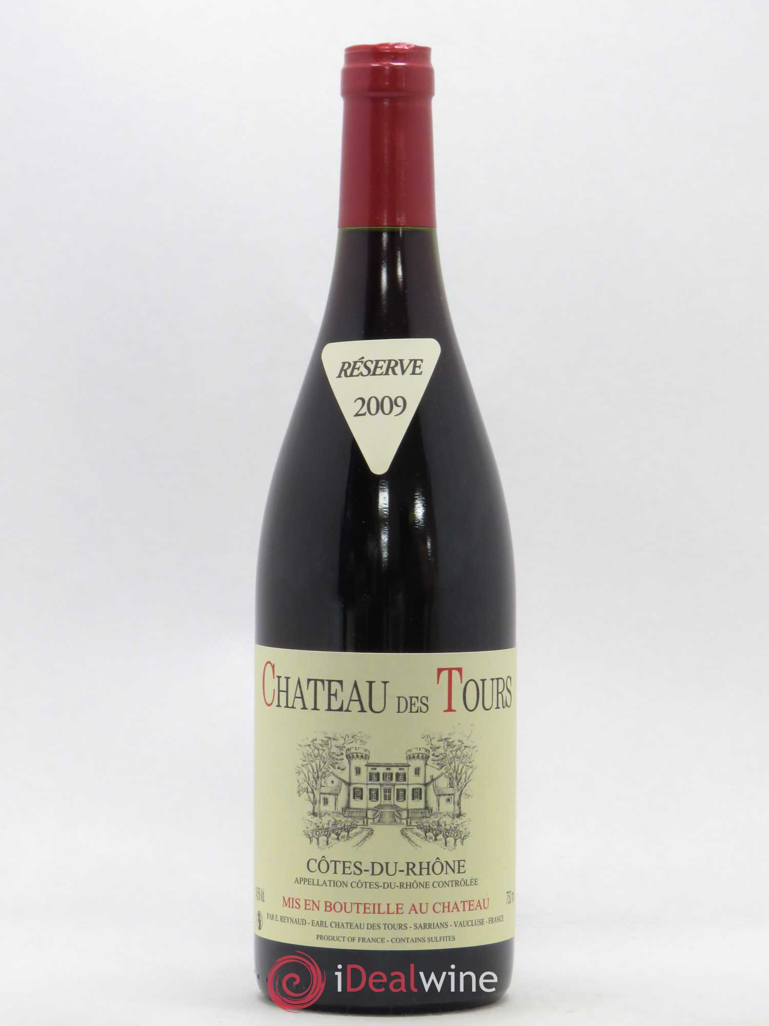 Côtes-du-Rhône Château des Tours Emmanuel Reynaud 2009 - Lot de 1 bouteille - 0