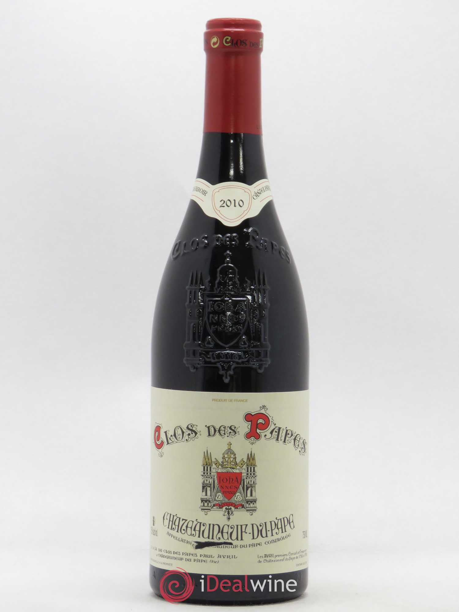 Châteauneuf-du-Pape Clos des Papes - Paul Avril 2010 - Lot de 1 bouteille - 0