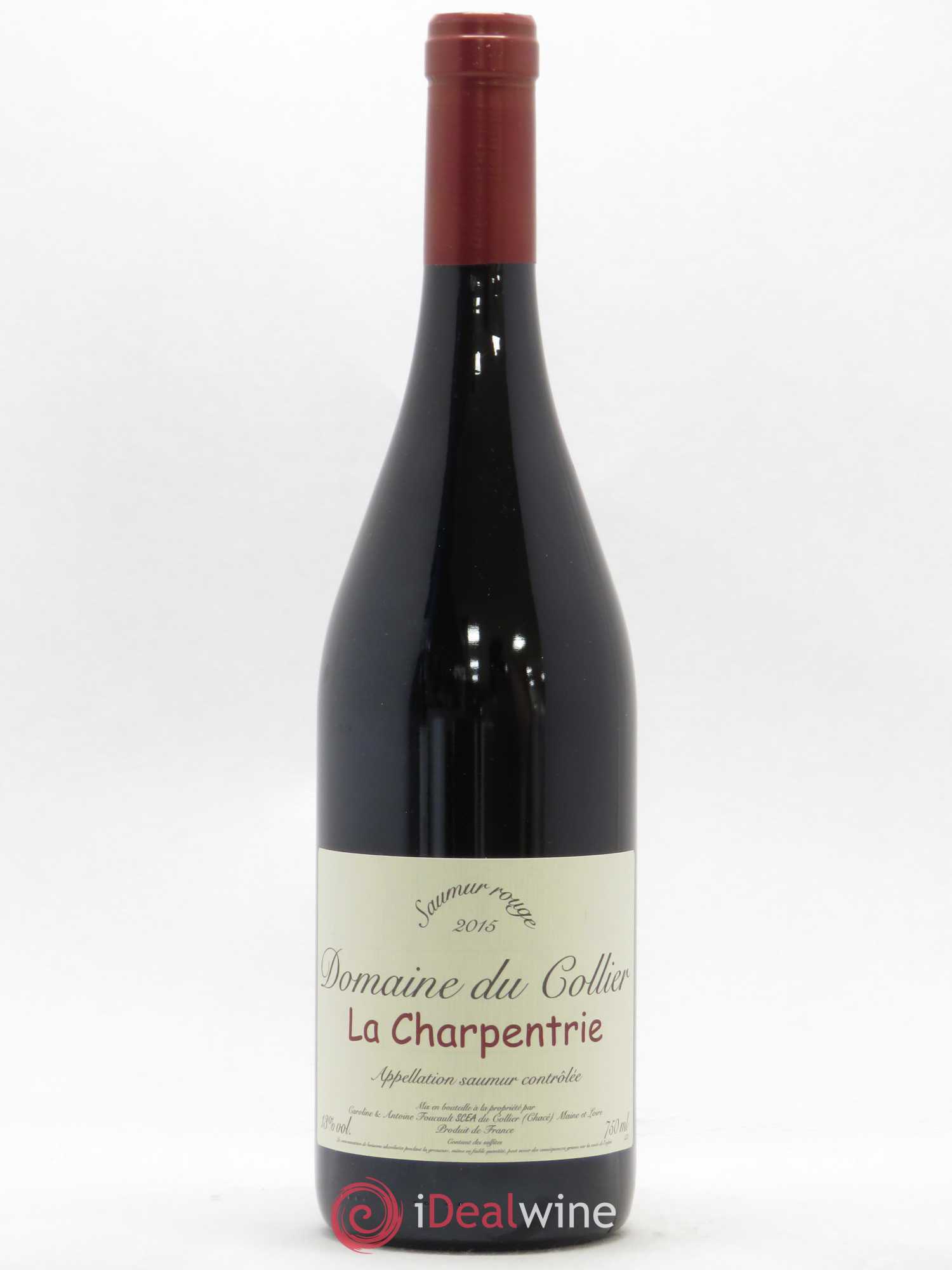 Saumur La Charpentrie Domaine du Collier 2015 - Lot de 1 bouteille - 0