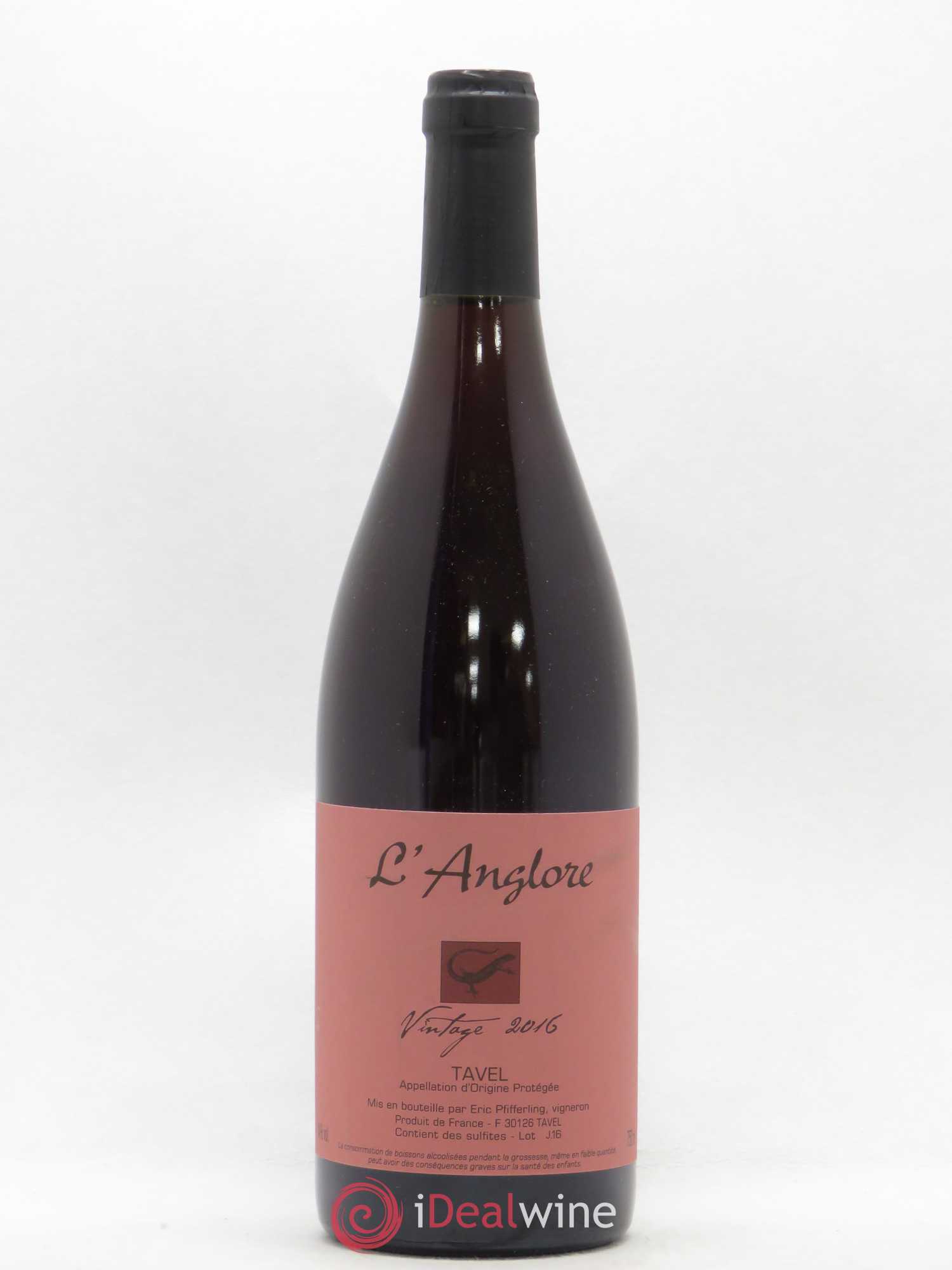Tavel Vintage L'Anglore 2016 - Lot de 1 bouteille - 0