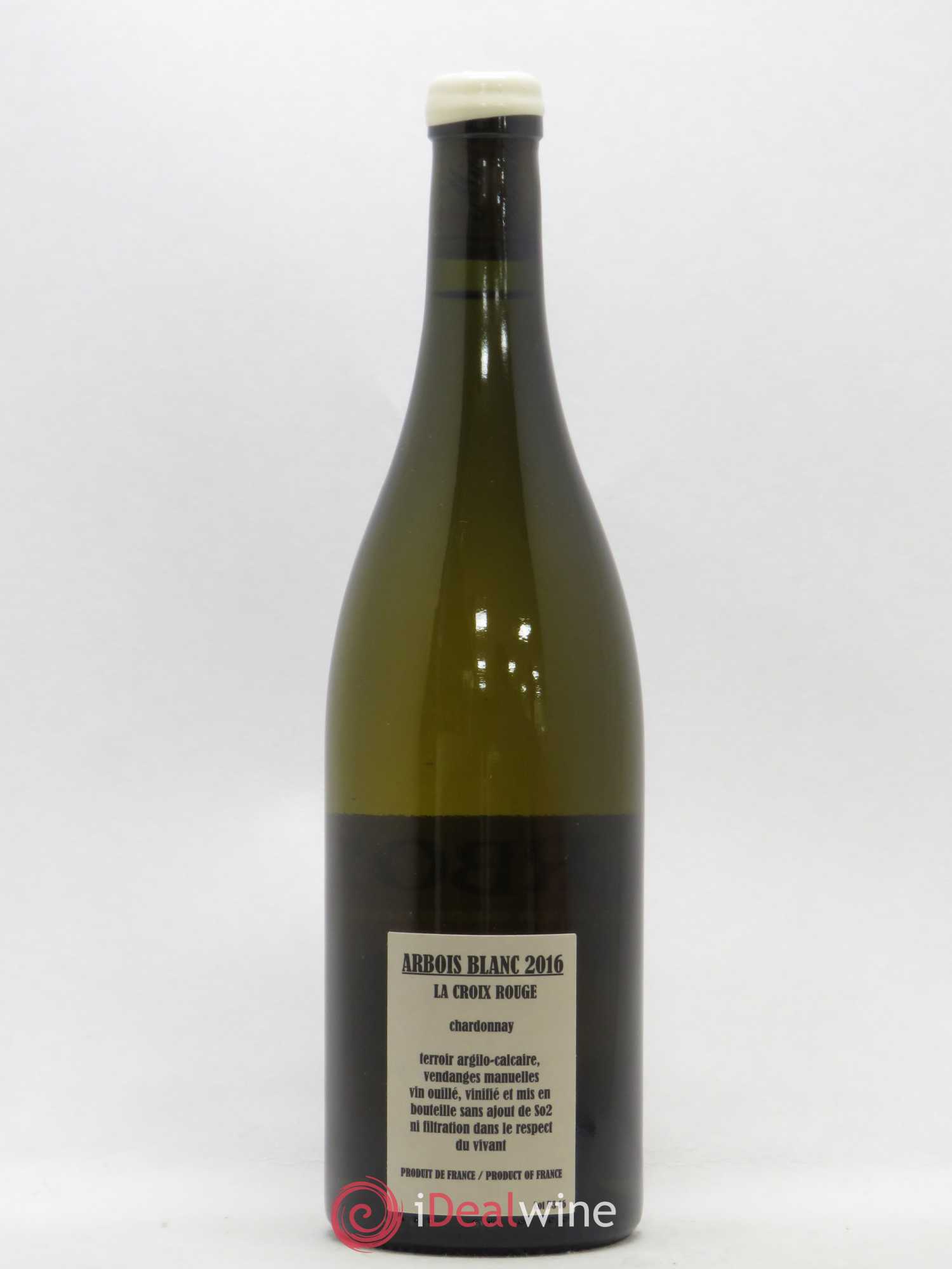 Arbois Chardonnay La Croix Rouge Adeline Houillon & Renaud Bruyère 2016 - Lot de 1 bouteille - 1