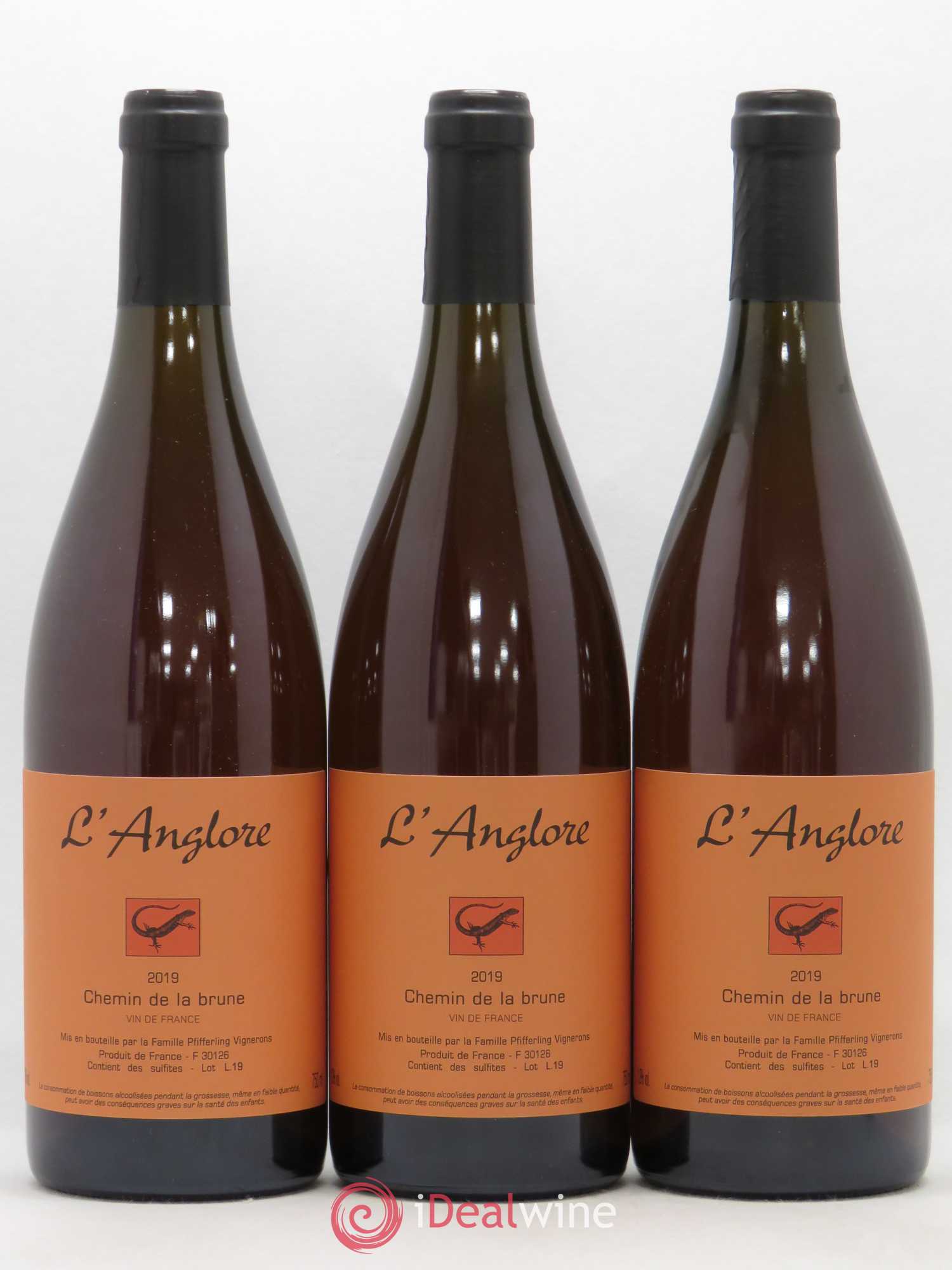 Vin de France Chemin de la brune L'Anglore 2019 - Lot de 6 bouteilles - 2