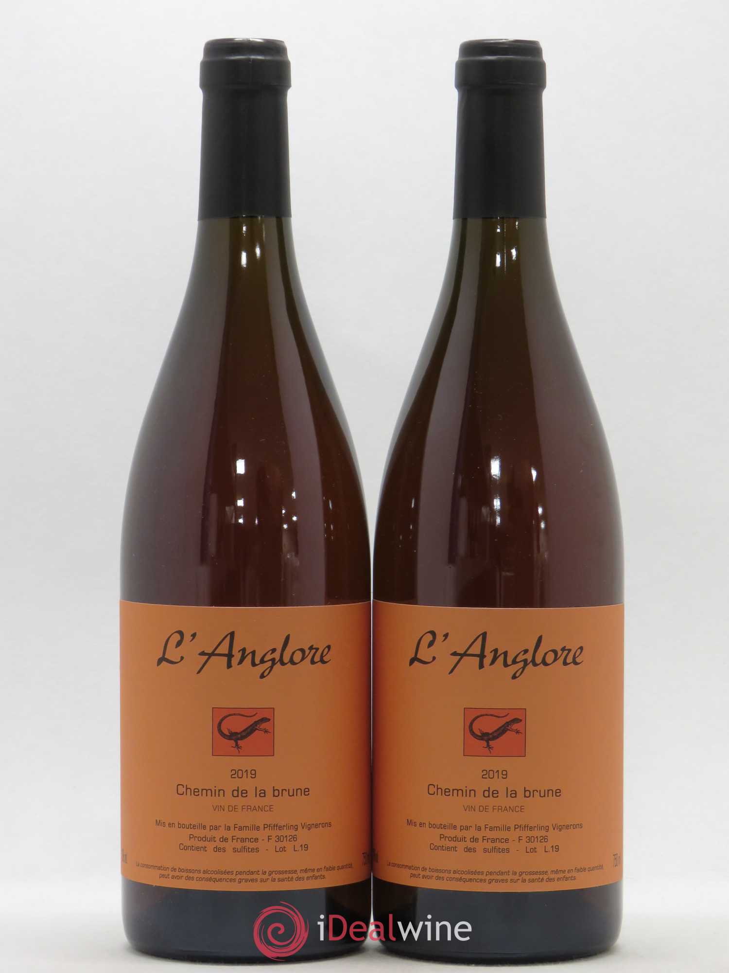 Vin de France Chemin de la brune L'Anglore 2019 - Lot de 2 bouteilles - 0