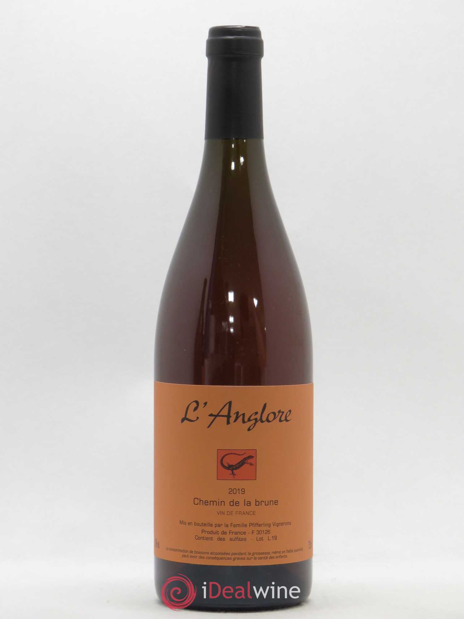 Vin de France Chemin de la brune L'Anglore 2019 - Lot de 1 bouteille - 0