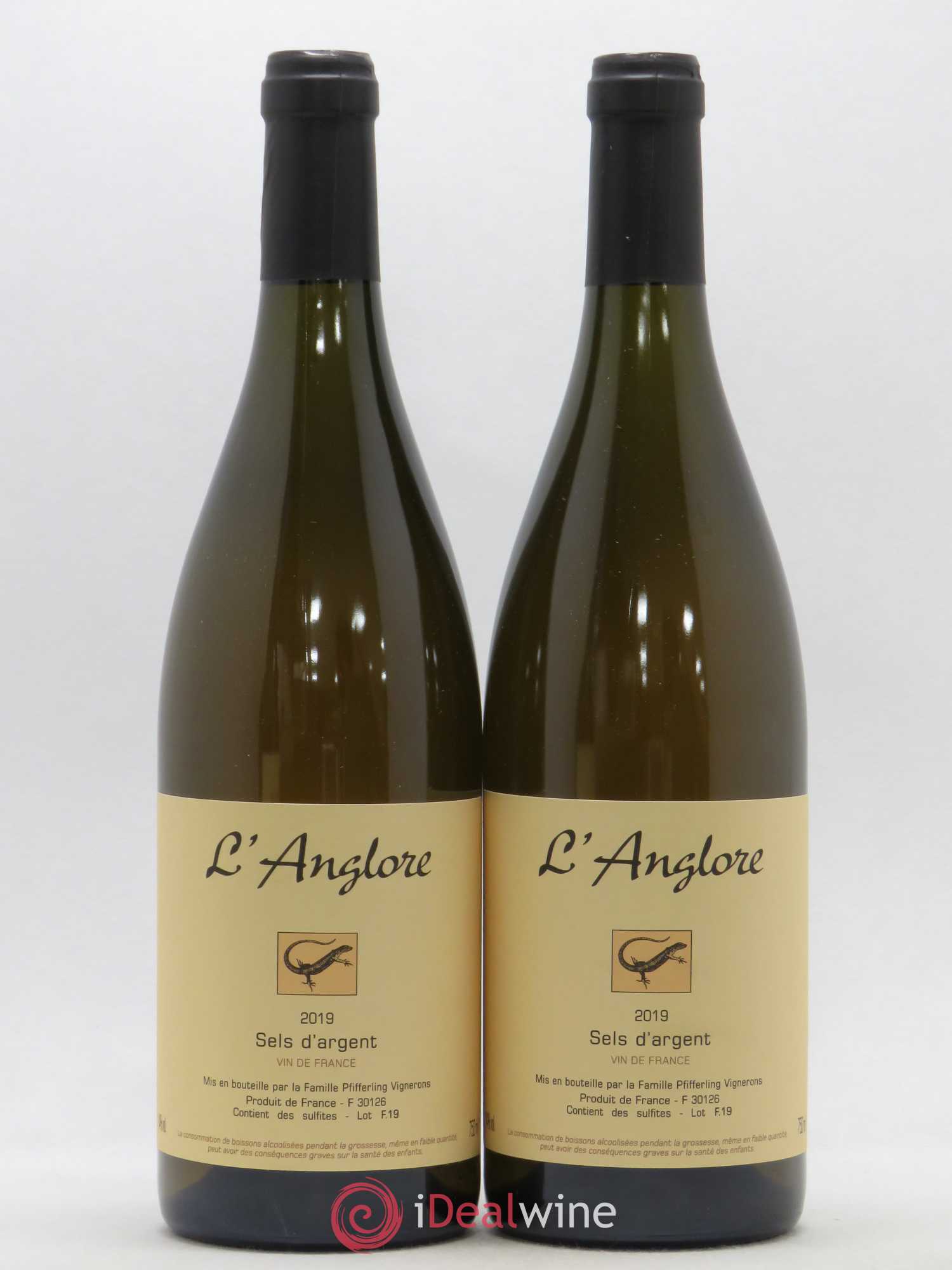 Vin de France Sels d'argent L'Anglore 2019 - Lot de 2 bouteilles - 0