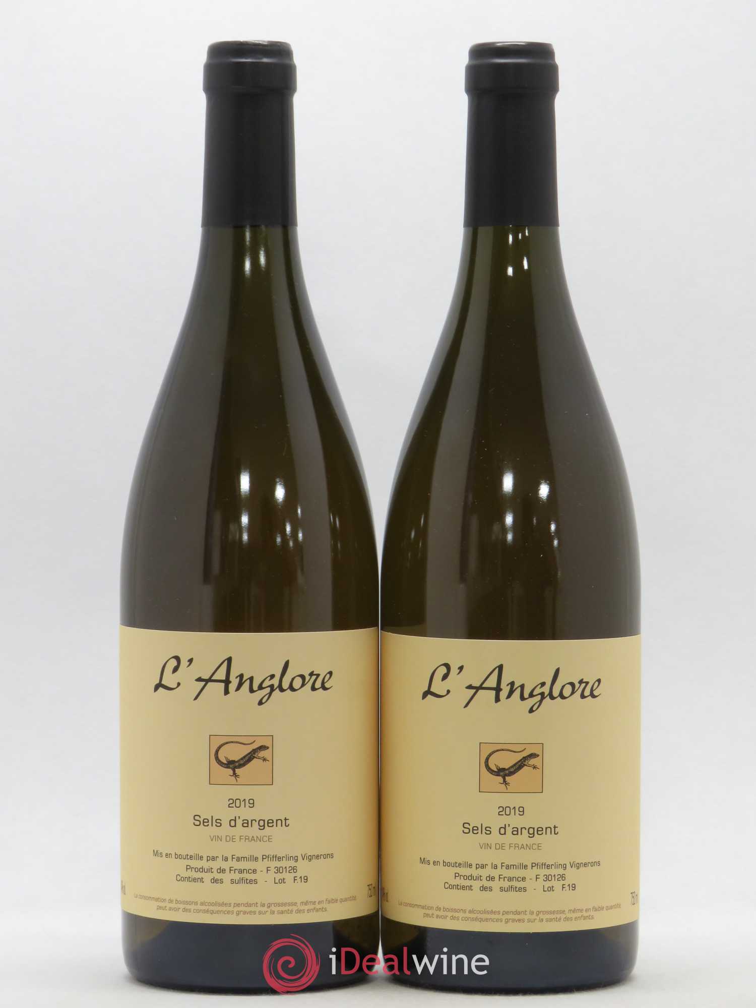 Vin de France Sels d'argent L'Anglore 2019 - Lot de 2 bouteilles - 0