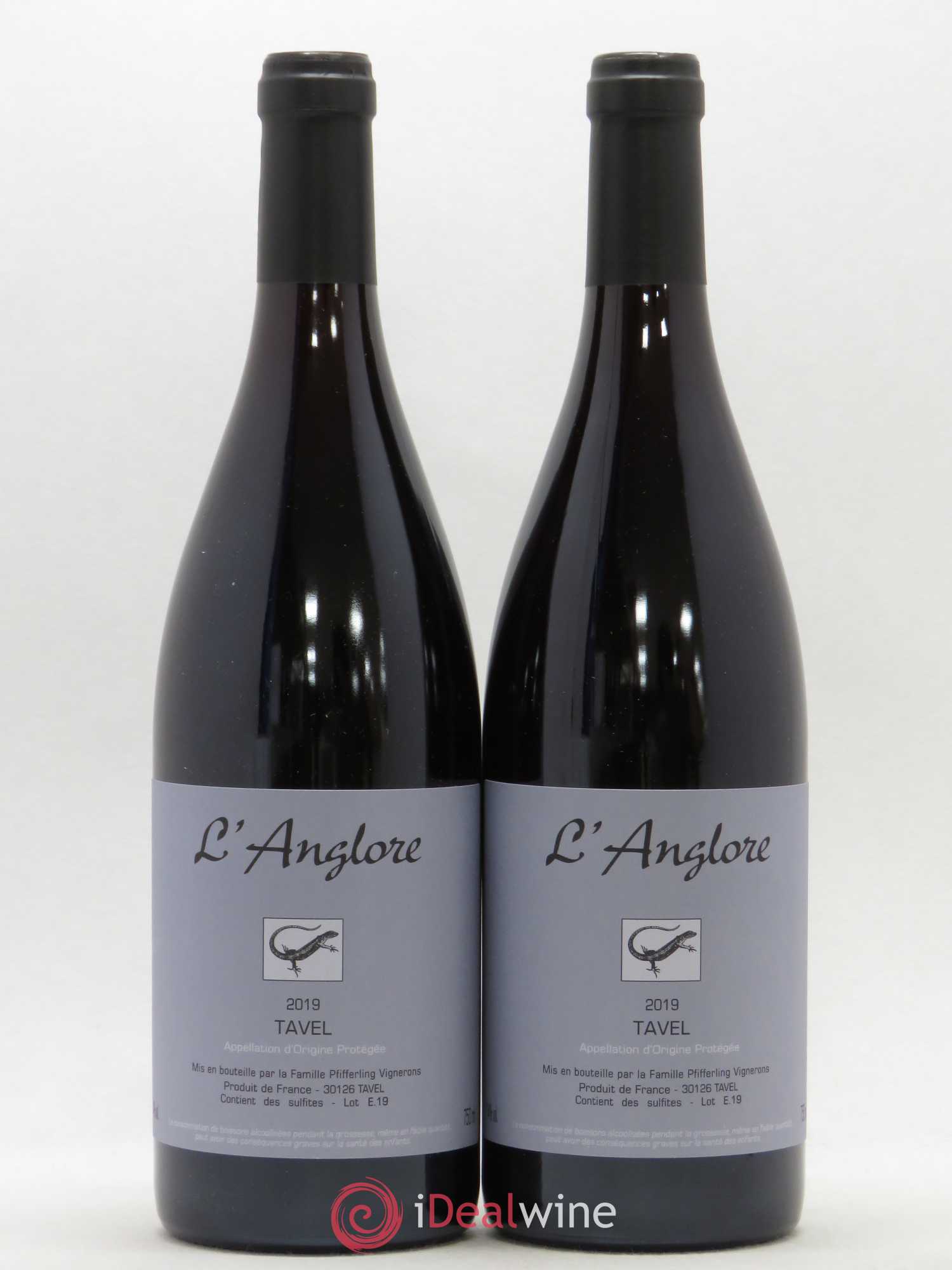 Tavel L'Anglore 2019 - Posten von 2 Flaschen - 0