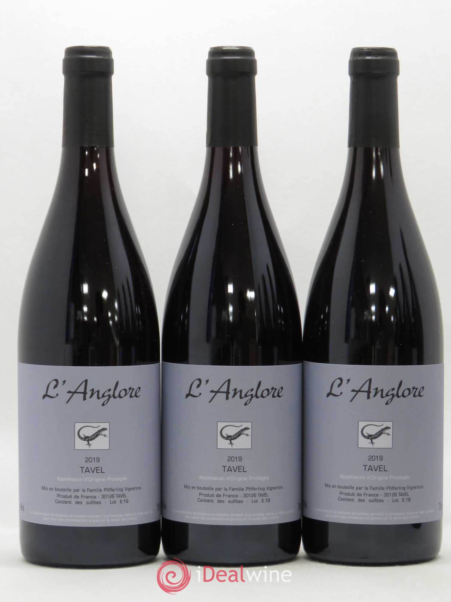 Tavel L'Anglore 2019 - Posten von 6 Flaschen - 1