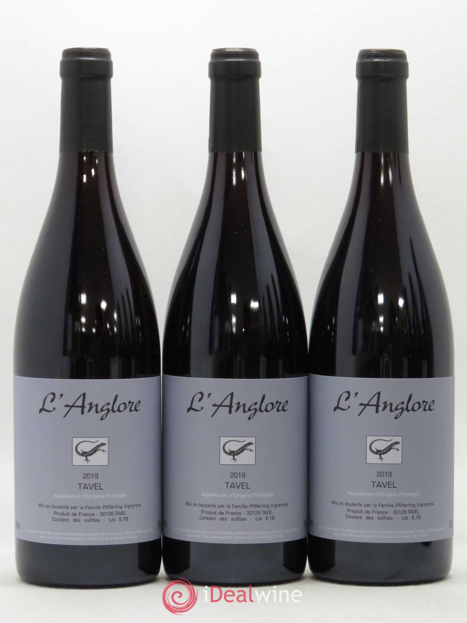 Tavel L'Anglore 2019 - Posten von 6 Flaschen - 2