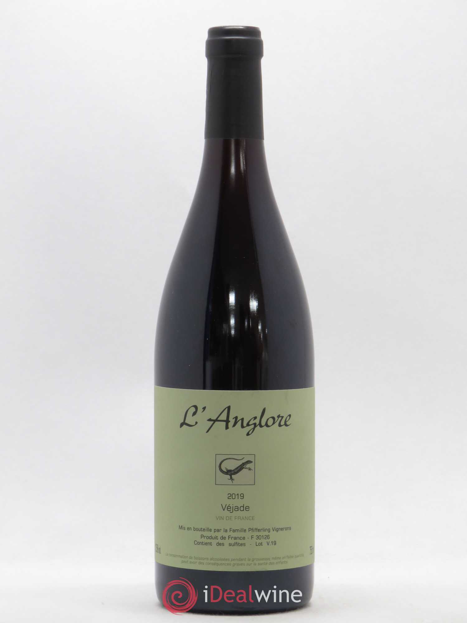 Vin de France Véjade L'Anglore 2019 - Lot de 1 bouteille - 0