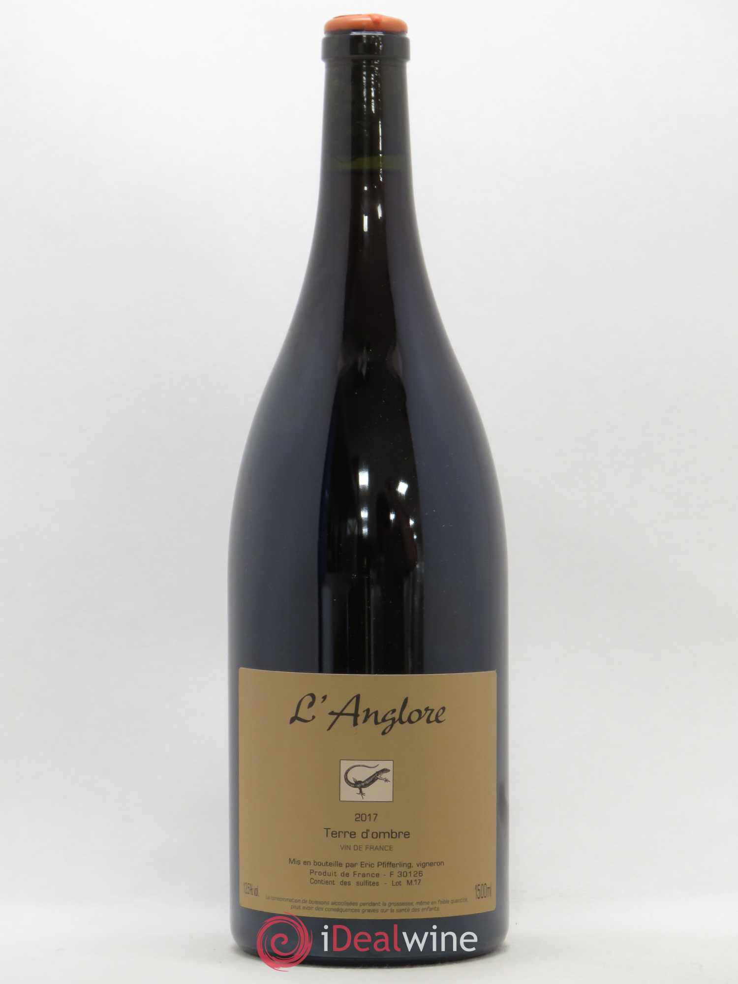 Vin de France Terre d'Ombre L'Anglore 2017 - Lot de 1 magnum - 0