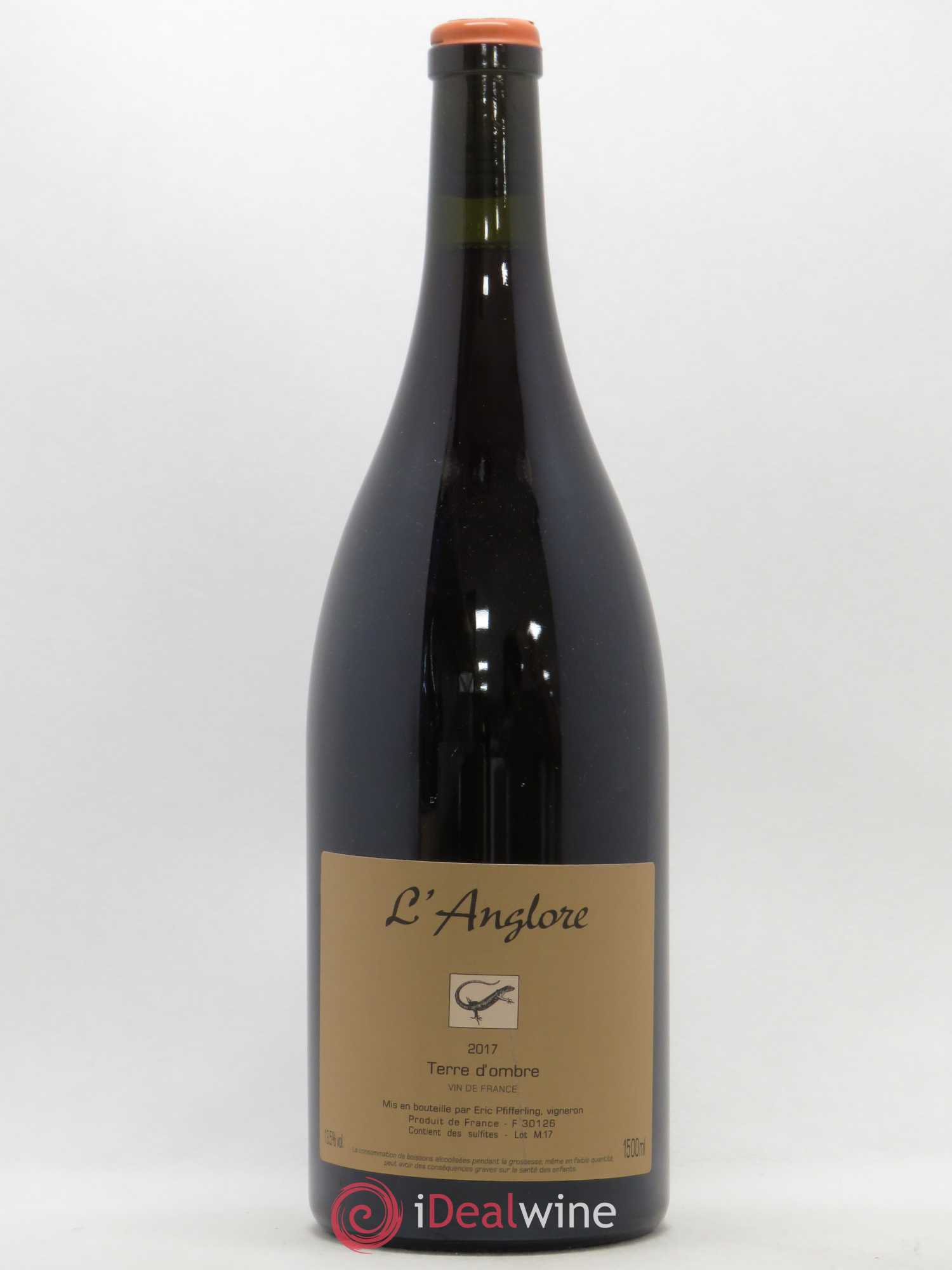 Vin de France Terre d'Ombre L'Anglore 2017 - Lot de 1 magnum - 0