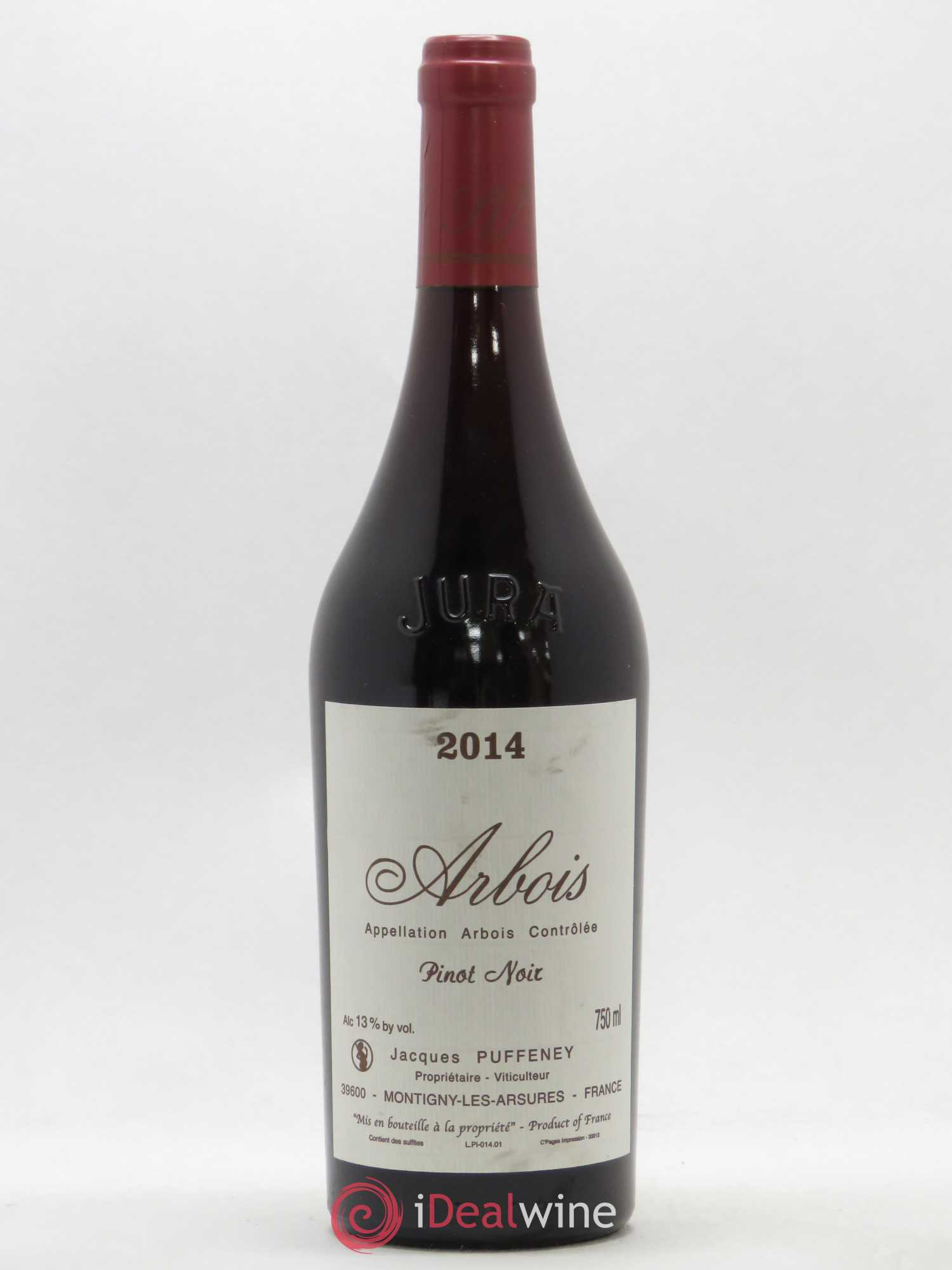 Arbois Pinot Noir Jacques Puffeney 2014 - Lot de 1 bouteille - 0