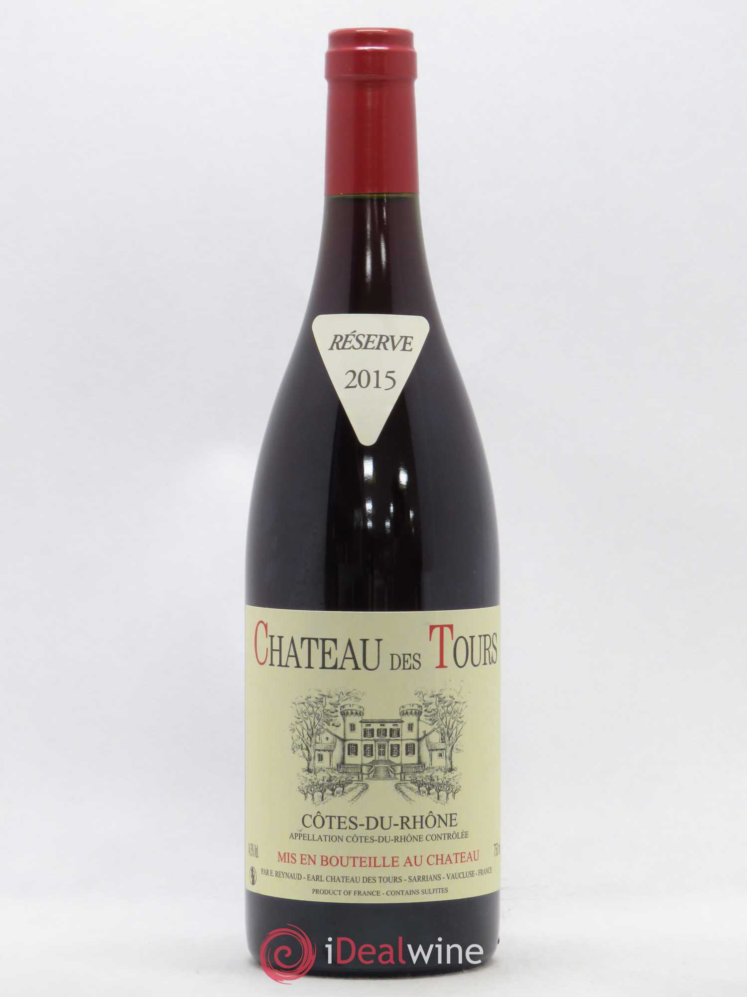 Côtes-du-Rhône Château des Tours Emmanuel Reynaud 2015 - Lot de 1 bouteille - 0