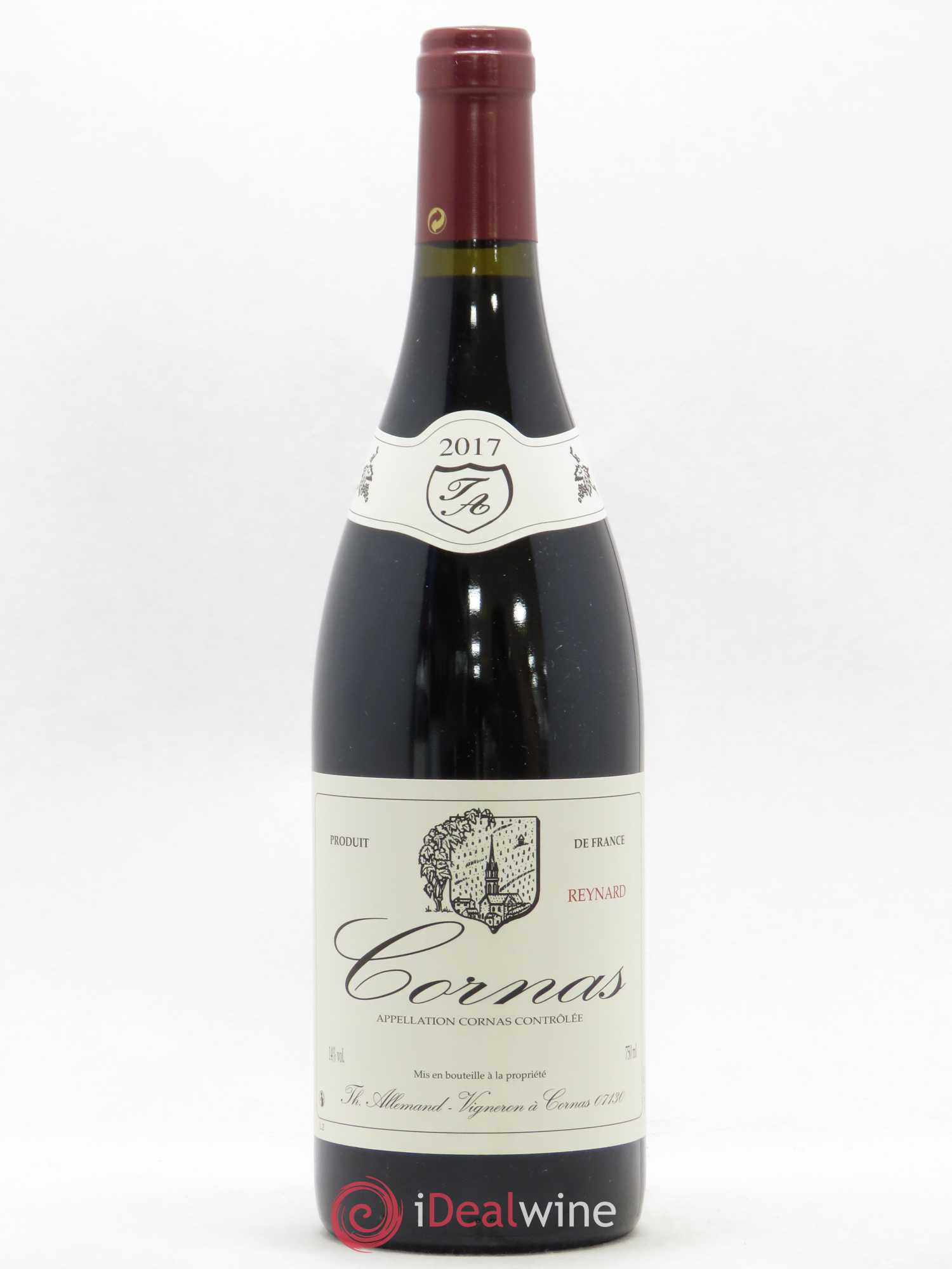 Cornas Reynard Thierry Allemand 2017 - Lot de 1 bouteille - 0