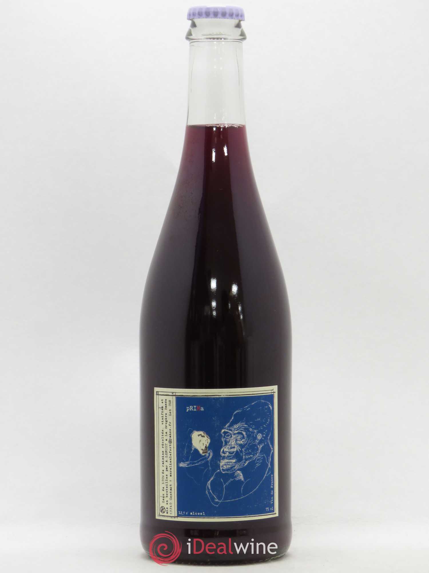 Vin de France Prima Aurelien Lefort 2018 - Lot de 1 bouteille - 0