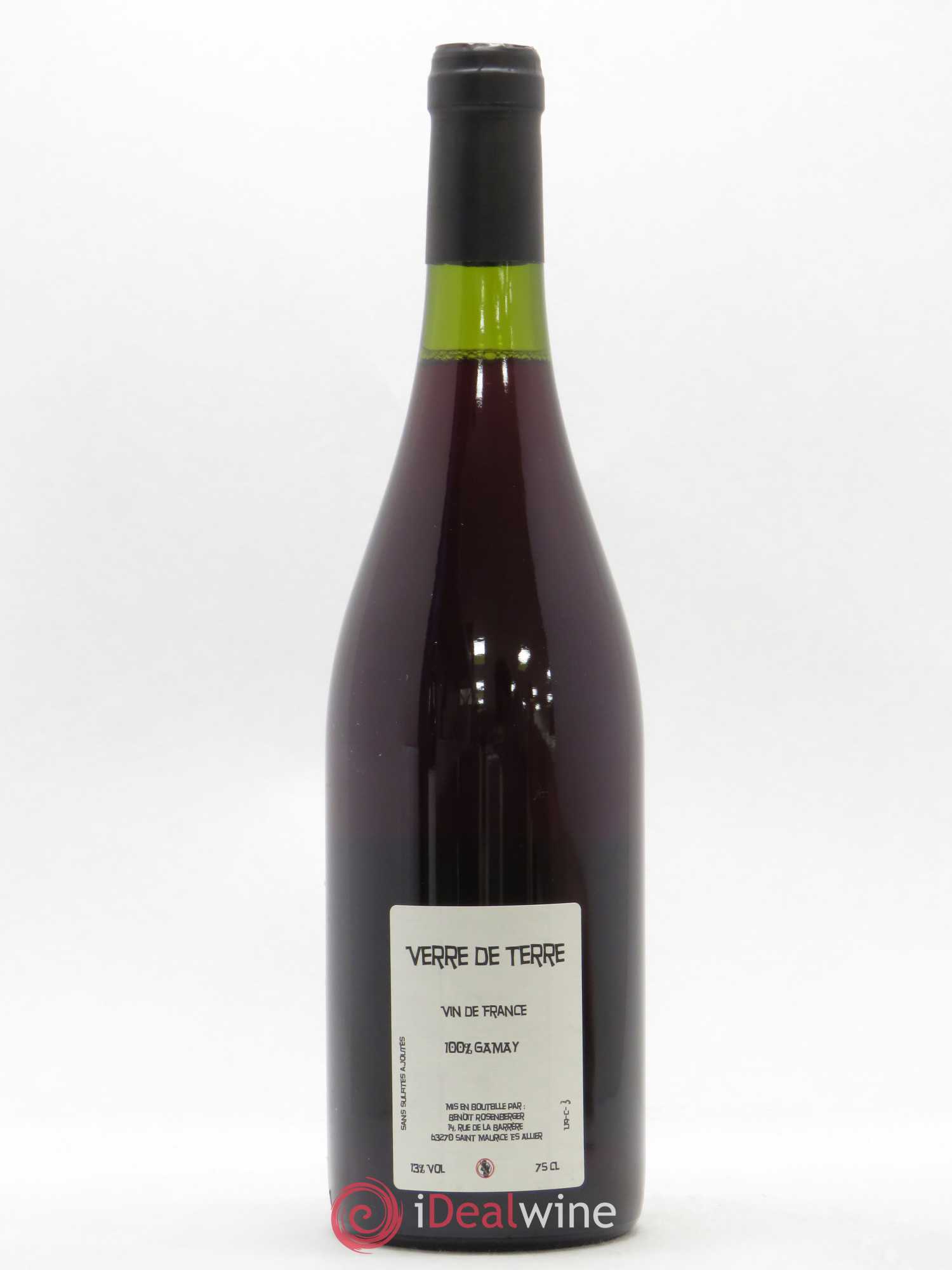 Vin de France Verre de Terre Youthfulness Benoit Rosenberger 2019 - Posten von 1 Flasche - 1