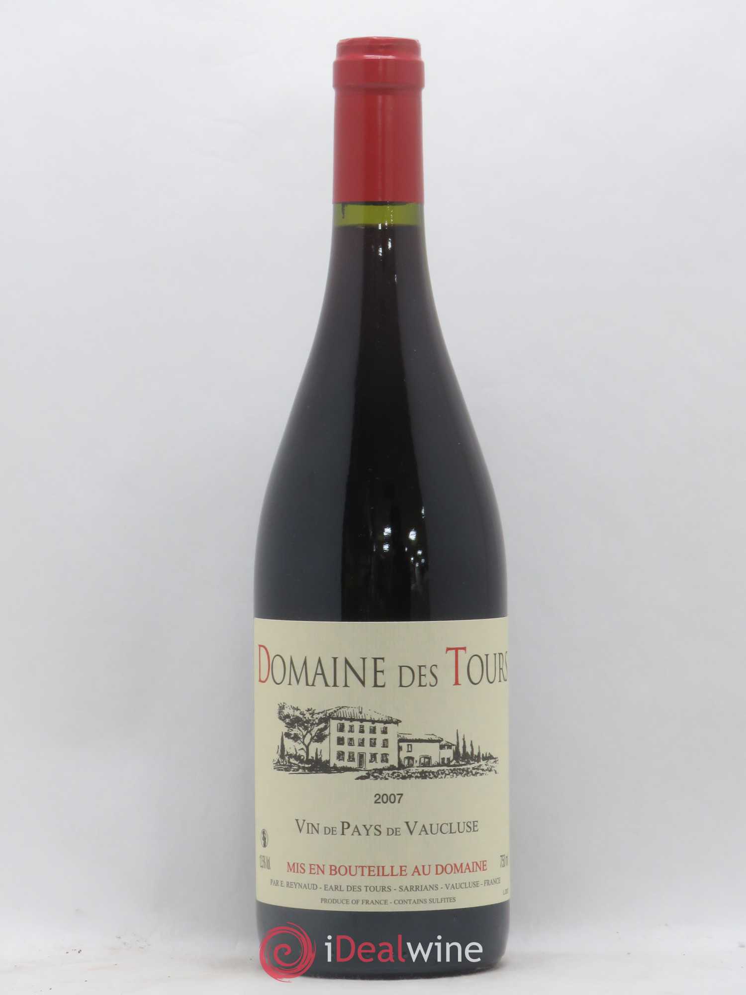 Vaucluse (Vin de Pays de Vaucluse) Domaine des Tours Emmanuel Reynaud 2007 - Lot de 1 bouteille - 0