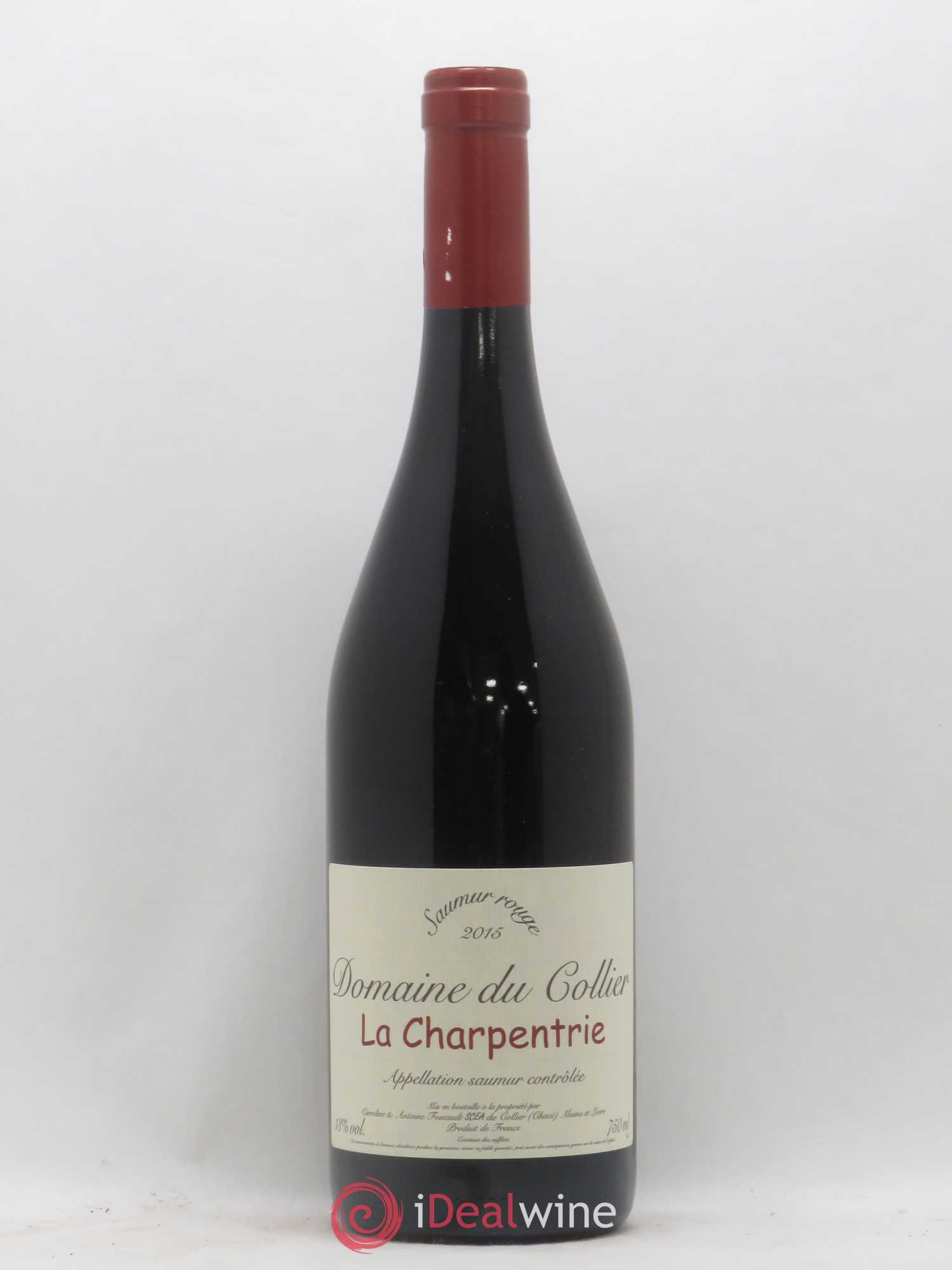 Saumur La Charpentrie Domaine du Collier 2015 - Lot de 1 bouteille - 0