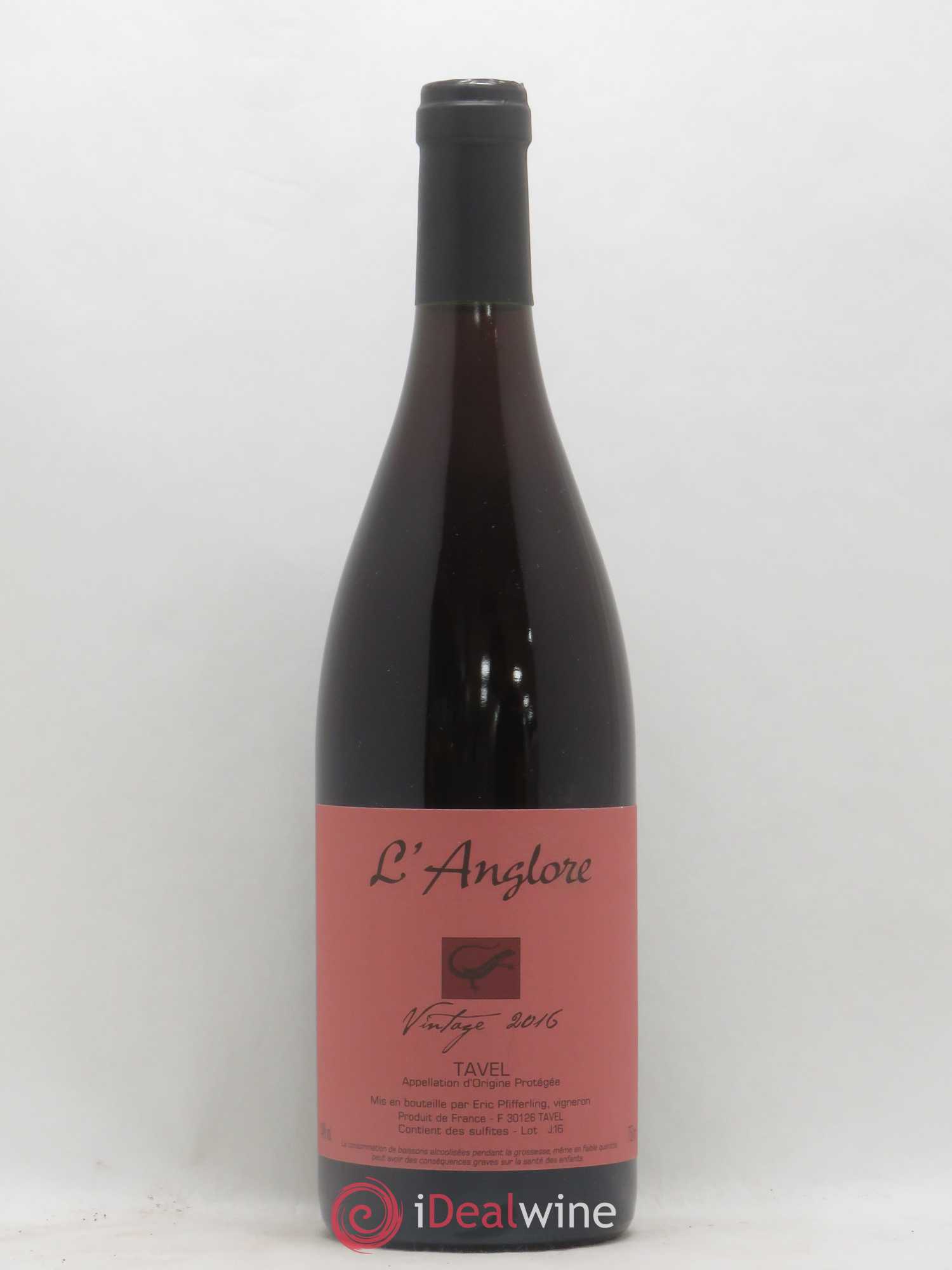 Tavel Vintage L'Anglore 2016 - Lot de 1 bouteille - 0