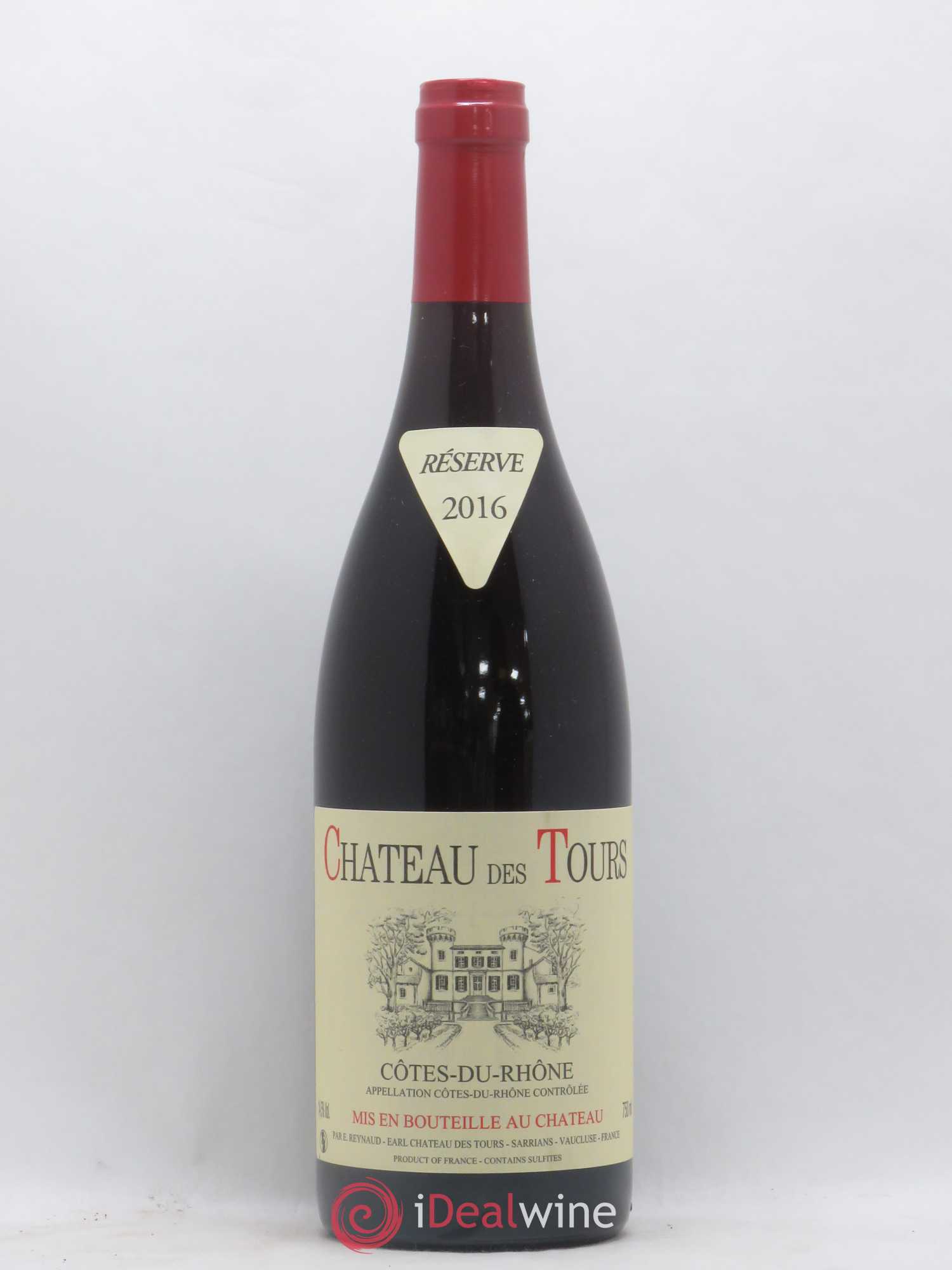 Côtes-du-Rhône Château des Tours Emmanuel Reynaud 2016 - Lot de 1 bouteille - 0