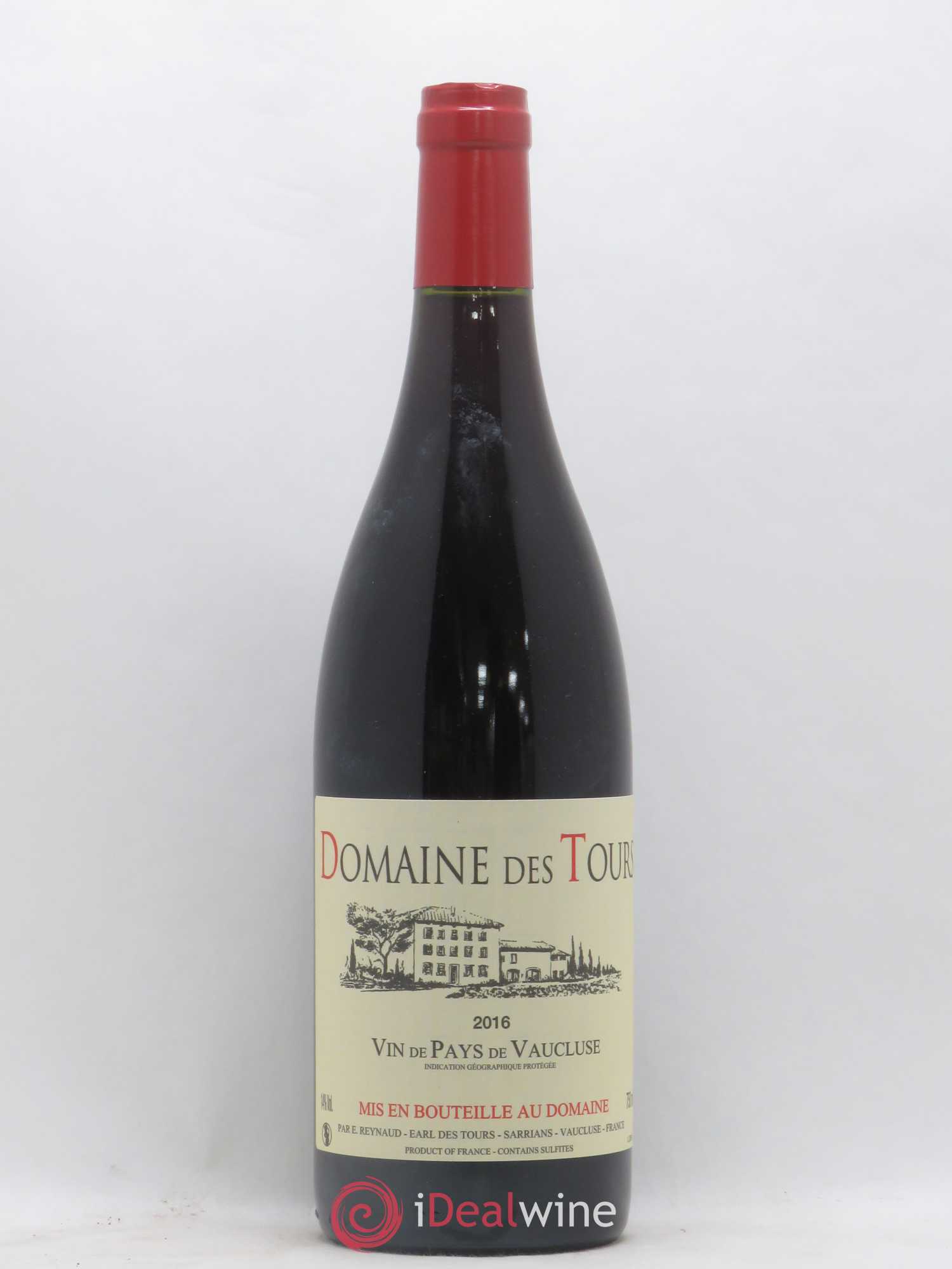 Vaucluse (Vin de Pays de Vaucluse) Domaine des Tours Emmanuel Reynaud 2016 - Lot de 1 bouteille - 0