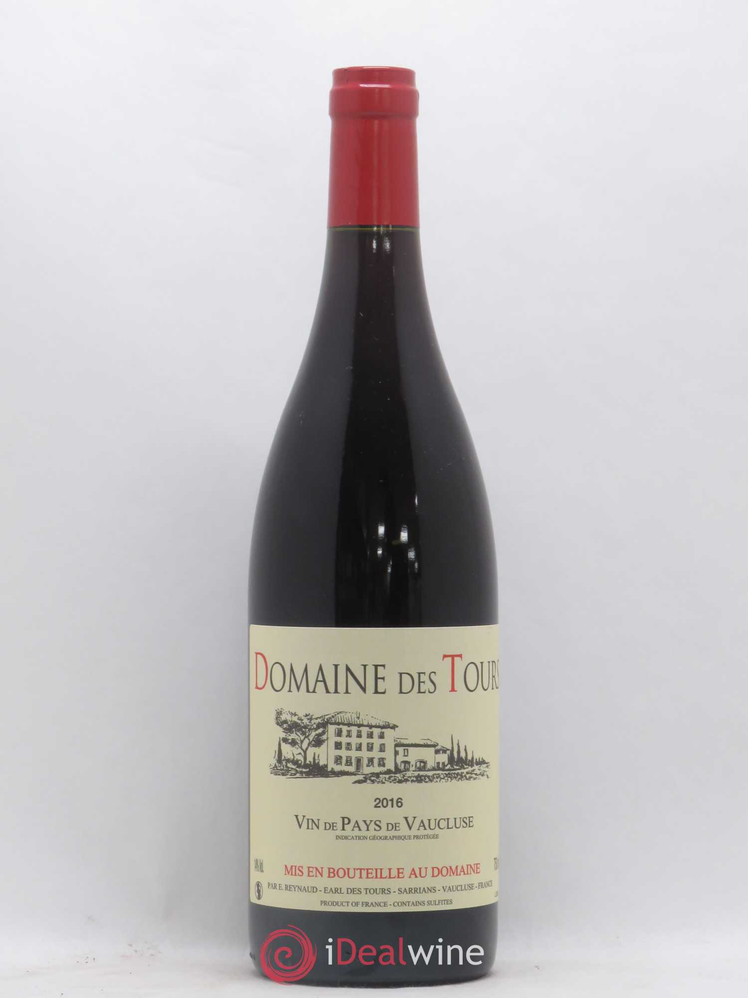 Vaucluse (Vin de Pays de Vaucluse) Domaine des Tours Emmanuel Reynaud 2016 - Lot de 1 bouteille - 0