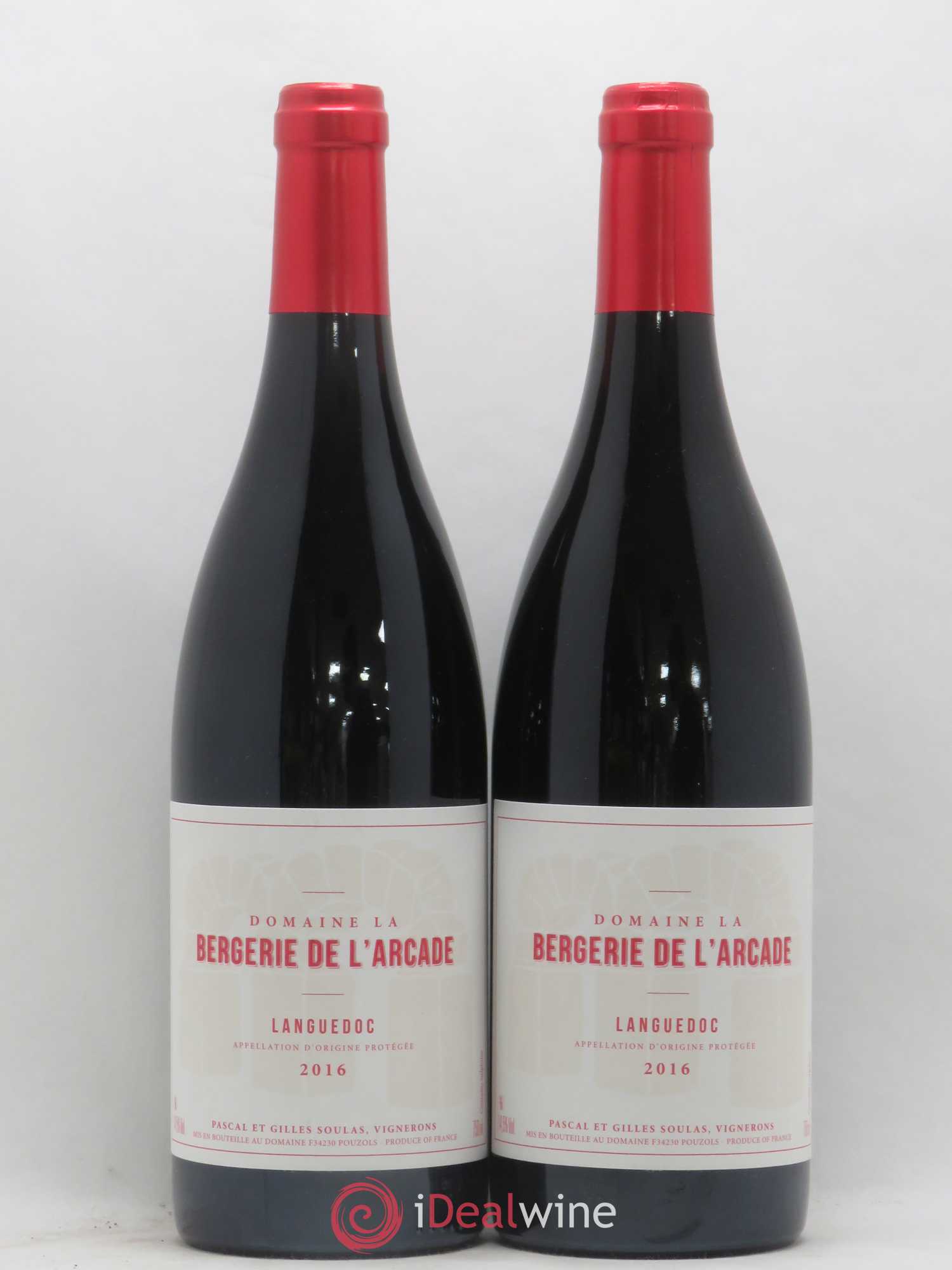 Languedoc Domaine de la Bergerie de l'Arcade 2016 - Lot de 2 bouteilles - 0