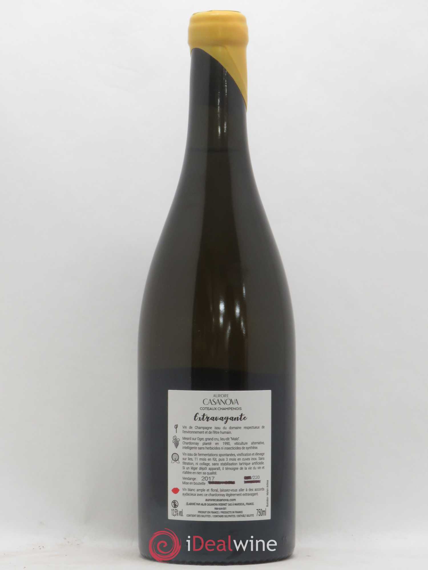 Coteaux Champenois L'extravagante Aurore Casanova 2017 - Posten von 1 Flasche - 1
