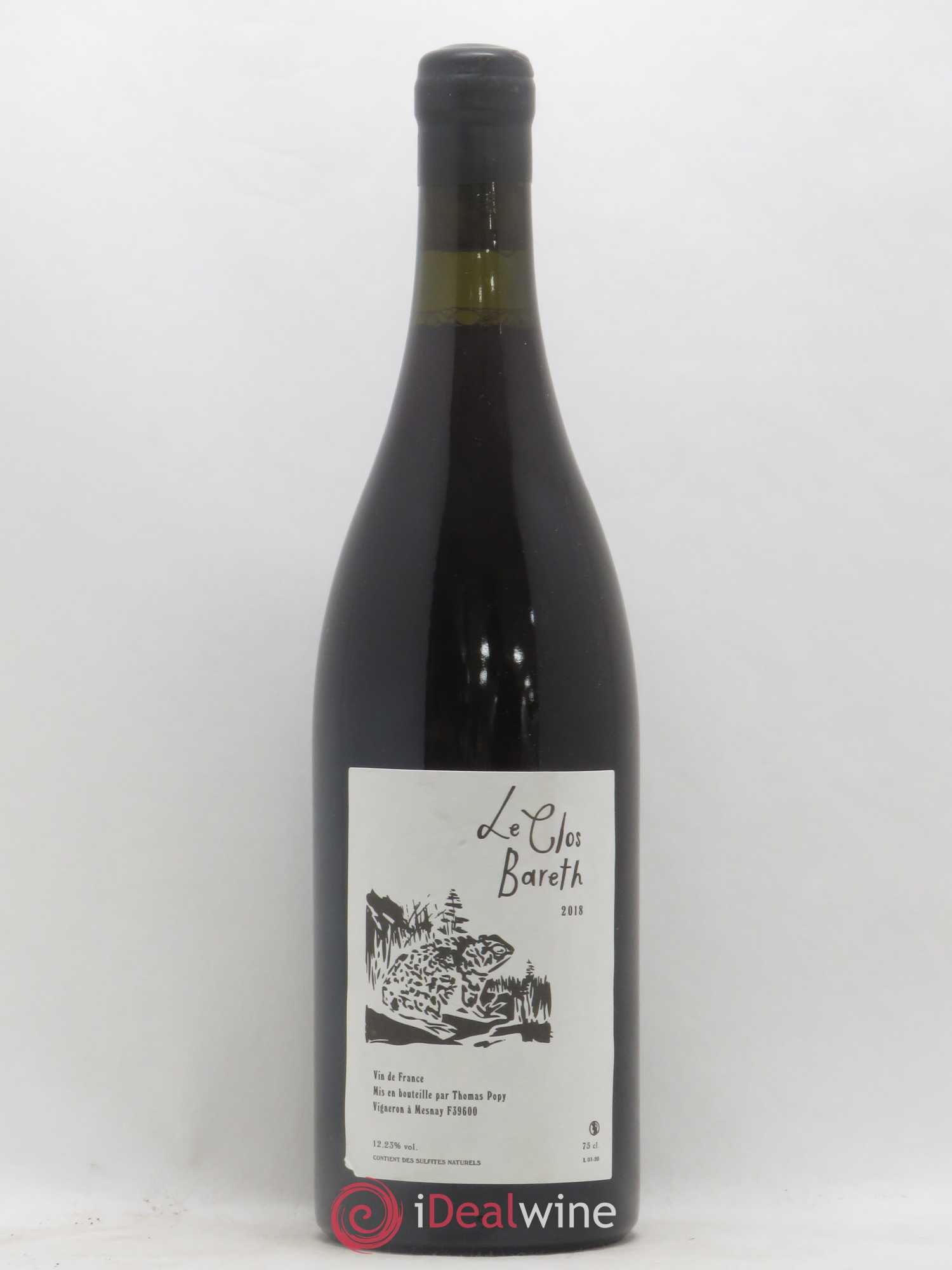 Vin de France Clos Bareth Trousseau Thomas Popy 2018 - Posten von 1 Flasche - 0