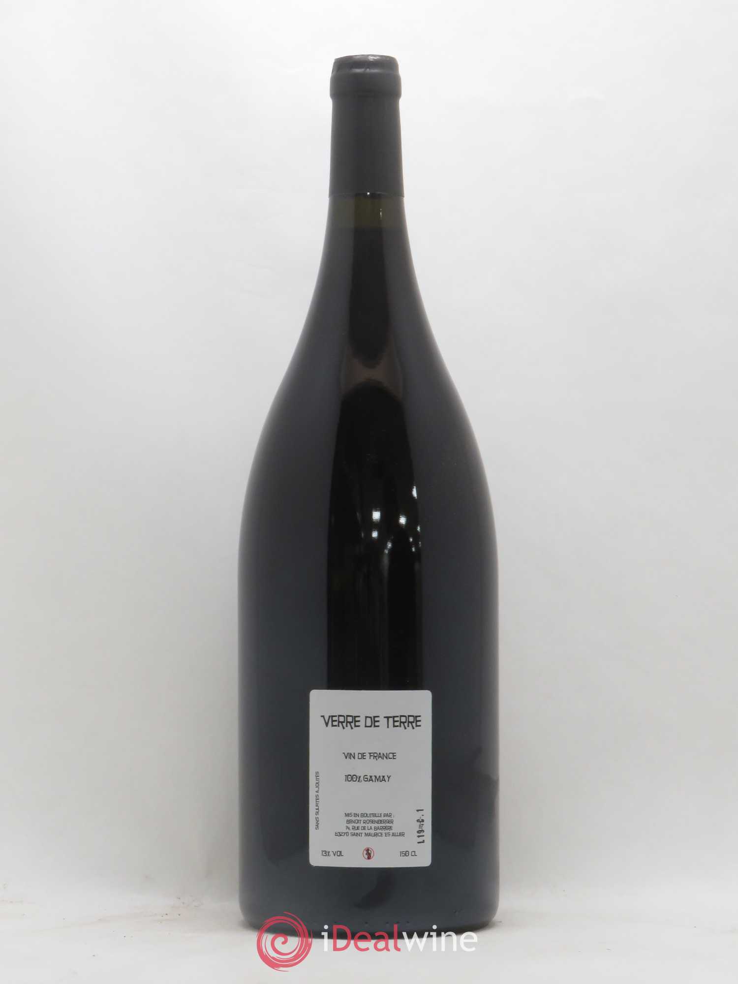 Vin de France Loup des vignes Domaine Verre de Terre Benoit Rosenberger 2019 - Posten von 1 Magnum - 1