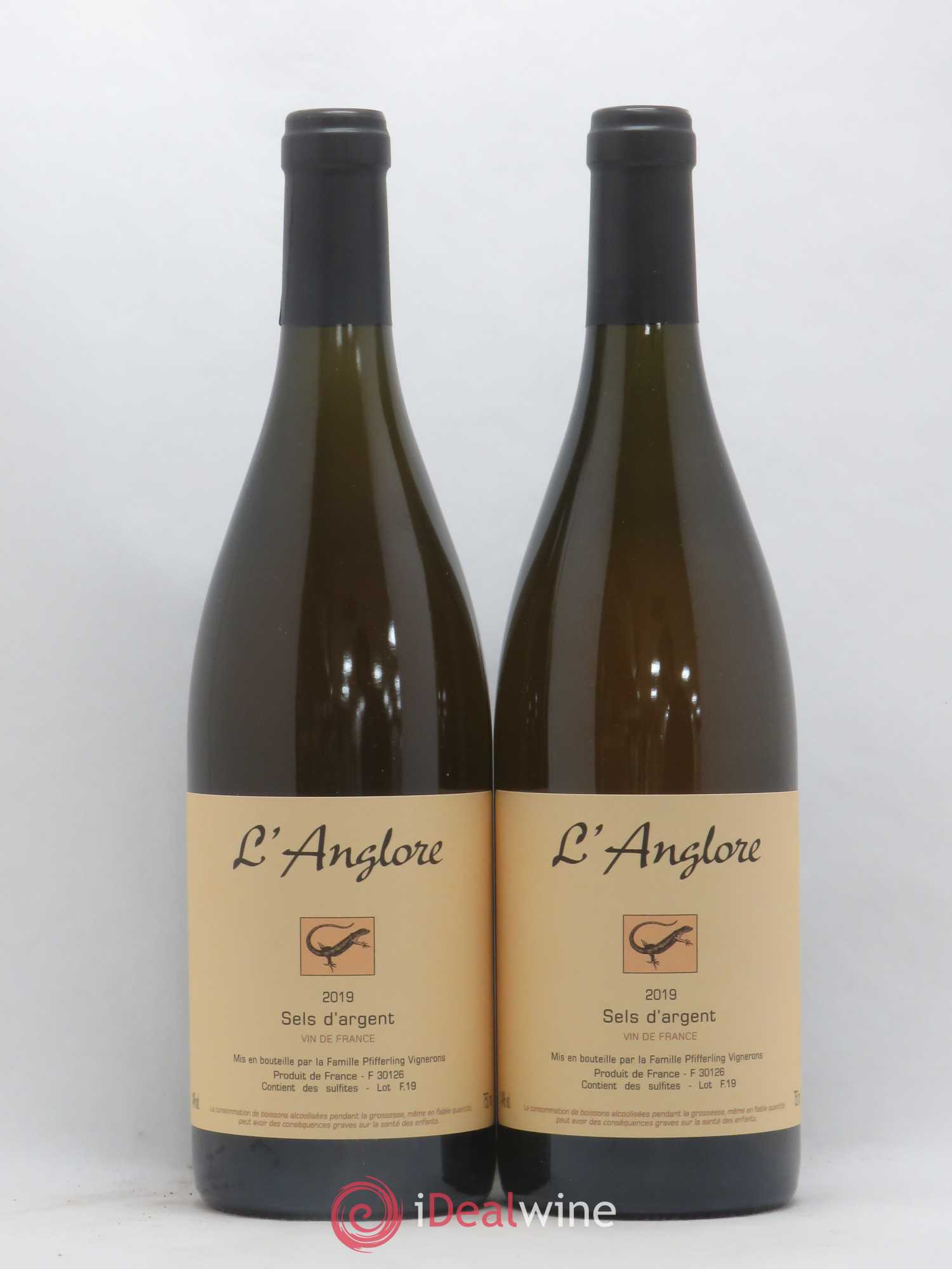 Vin de France Sels d'argent L'Anglore 2019 - Lot de 2 bouteilles - 0