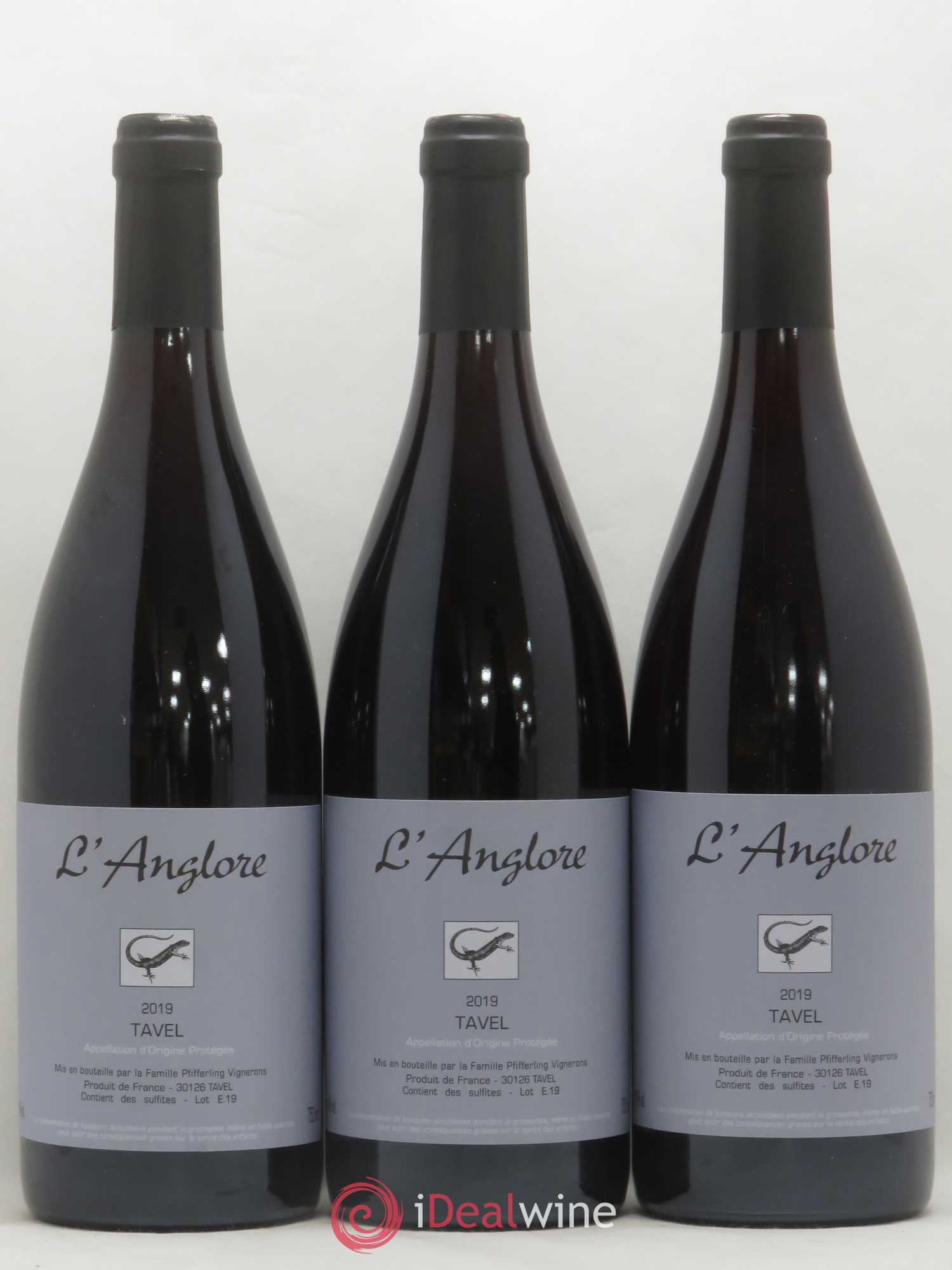 Tavel L'Anglore 2019 - Posten von 3 Flaschen - 0