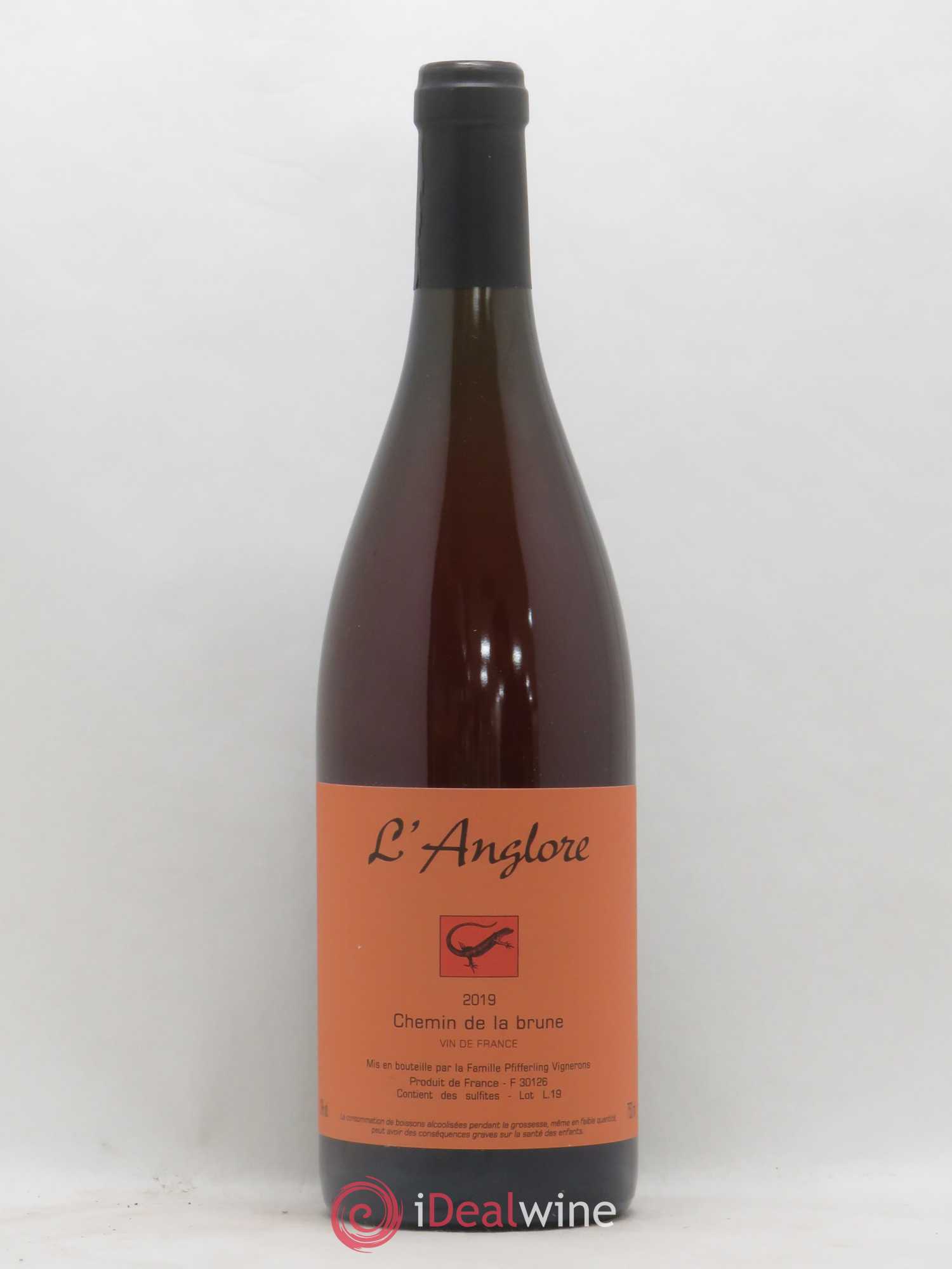 Vin de France Chemin de la brune L'Anglore 2019 - Lot de 1 bouteille - 0