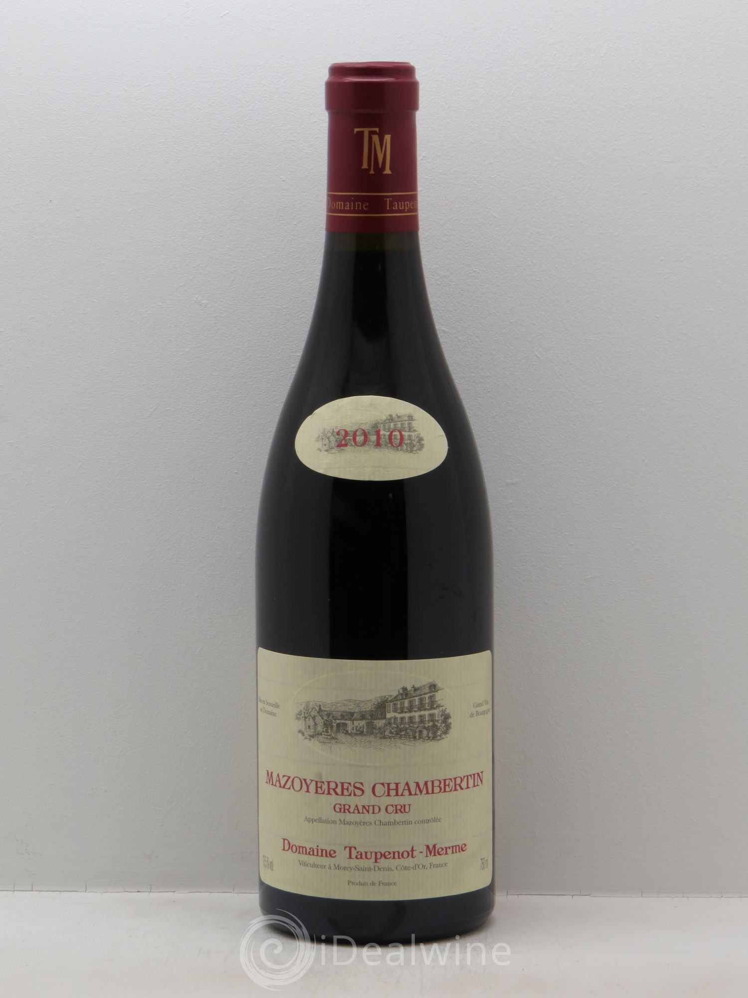 Mazoyères-Chambertin Grand Cru Taupenot-Merme 2010 - Lot de 1 bouteille - 0