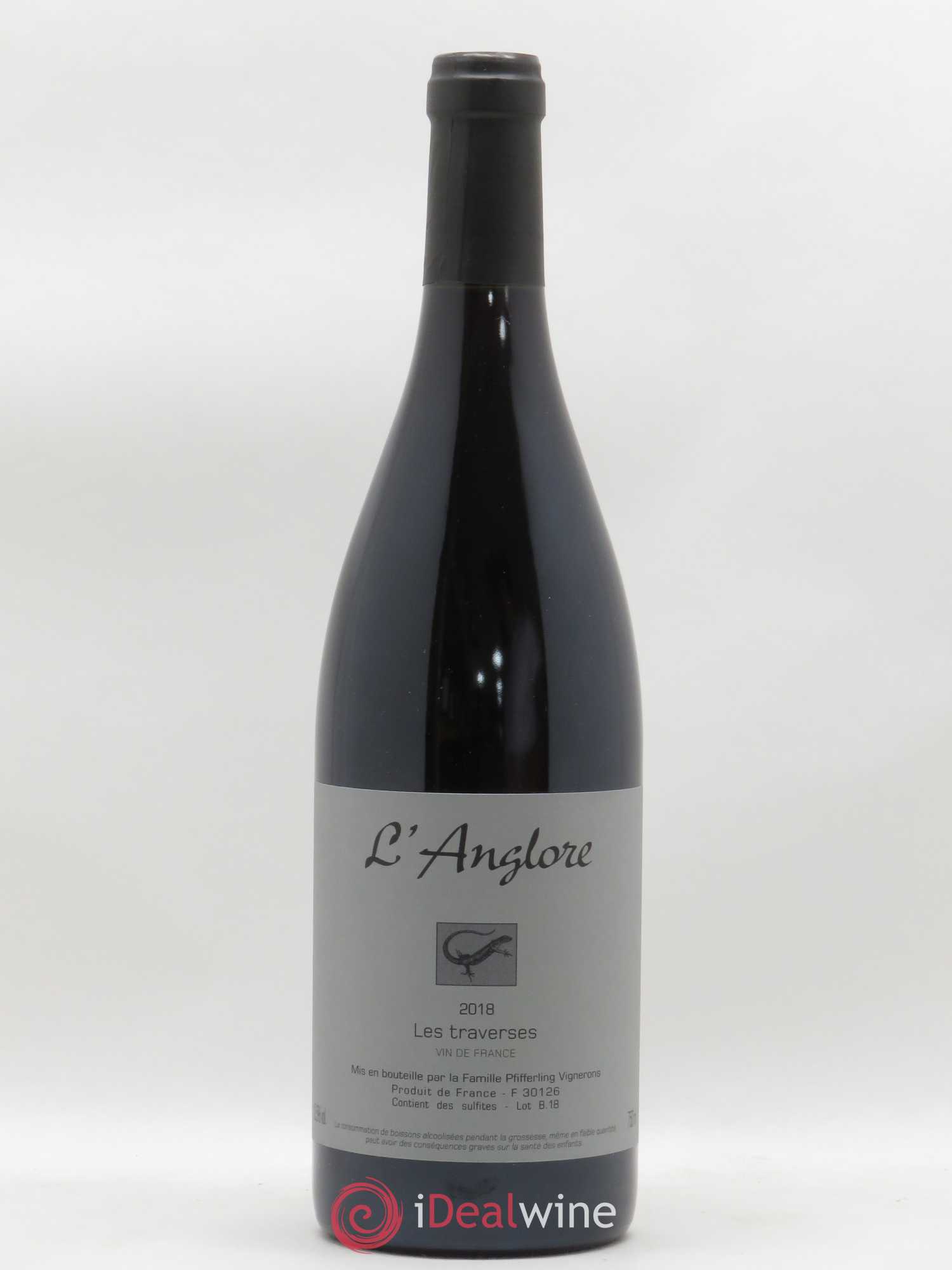 Vin de France Les Traverses L'Anglore 2018 - Lot de 1 bouteille - 0