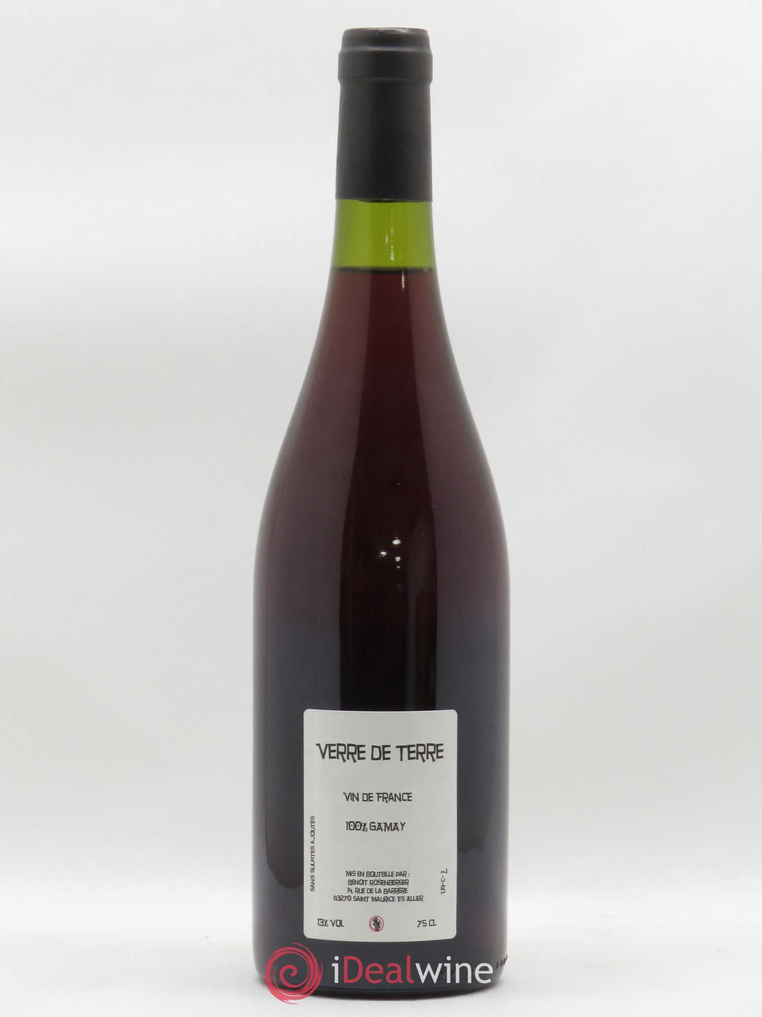 Vin de France Verre de Terre Loup des vignes Benoit Rosenberger 2019 - Posten von 1 Flasche - 1