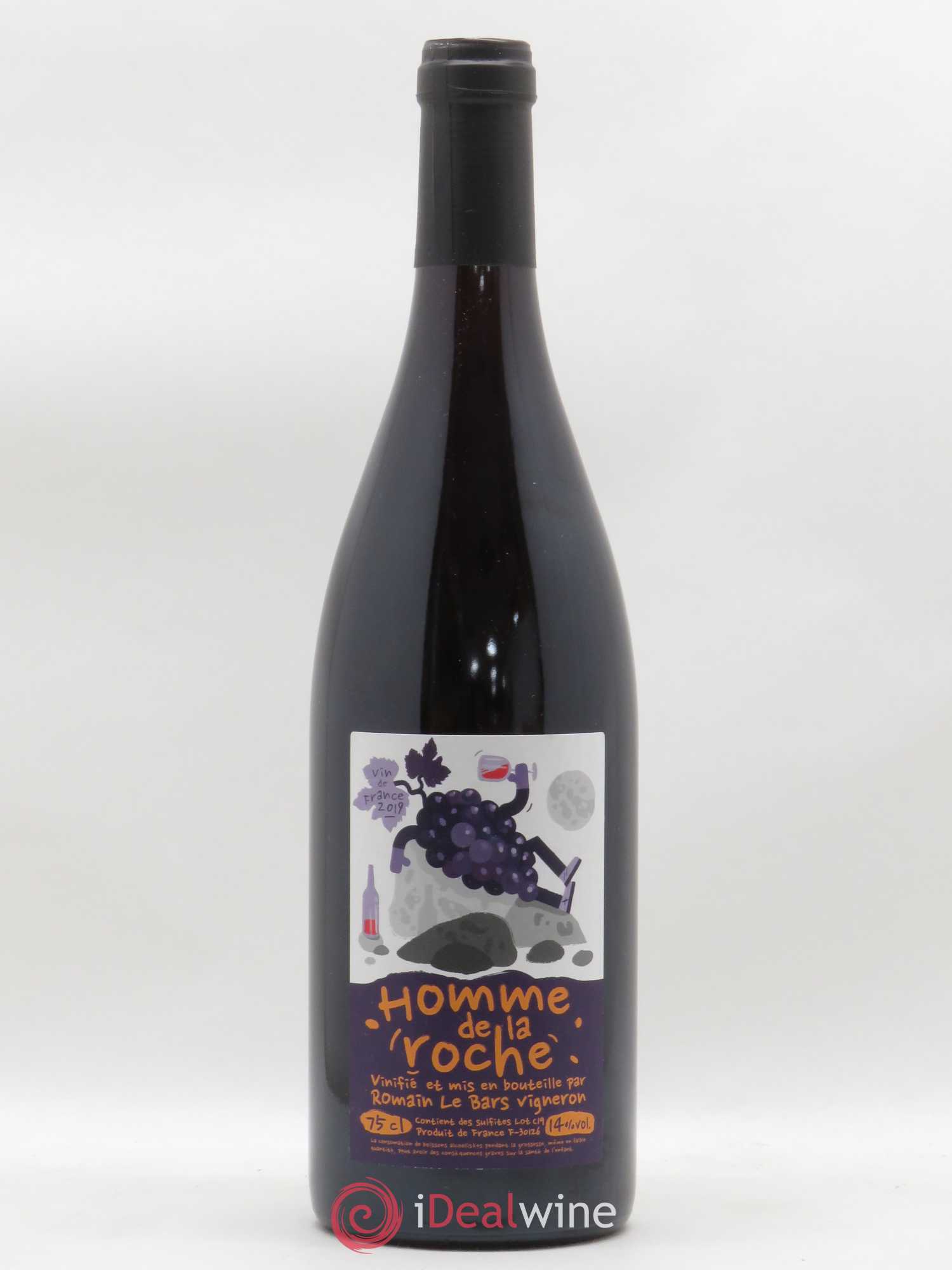 Vin de France L'Homme de la Roche Romain Le Bars (sans prix de réserve) 2019 - Posten von 1 Flasche - 0