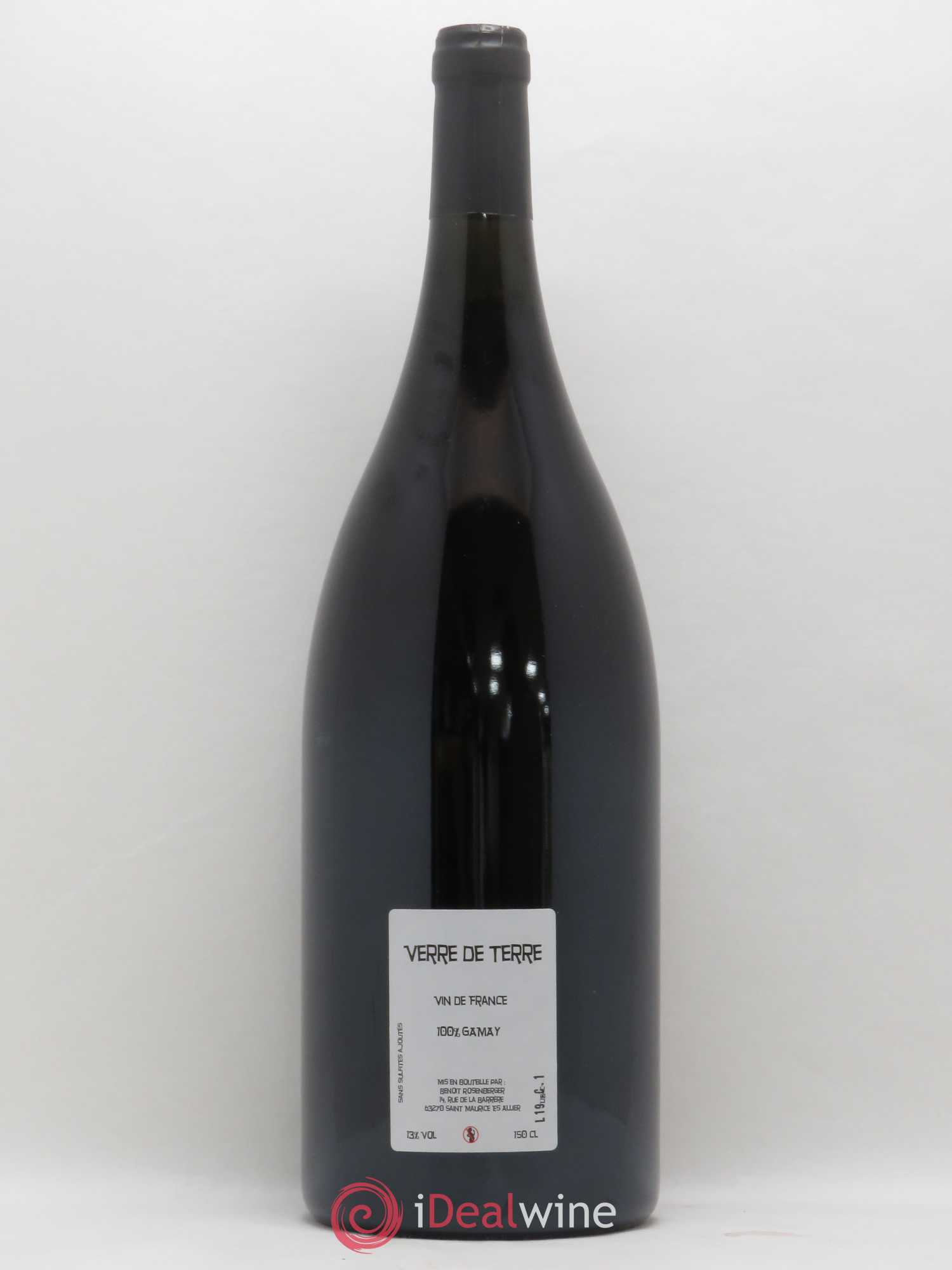 Vin de France Verre de Terre Loup des Vignes Benoit Rosenberger 2019 - Lotto di 1 magnum - 1