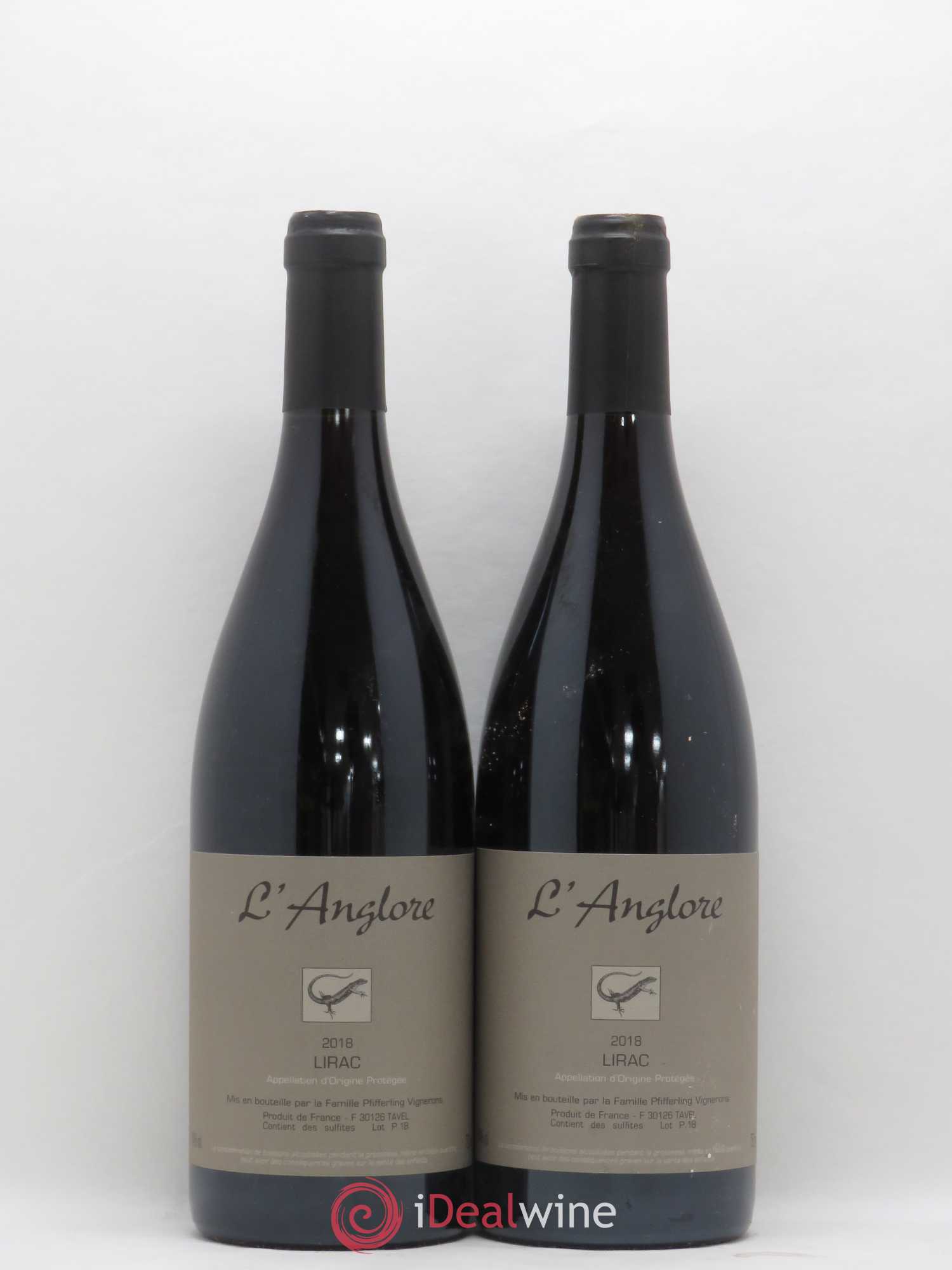 Lirac L'Anglore 2018 - Posten von 2 Flaschen - 0