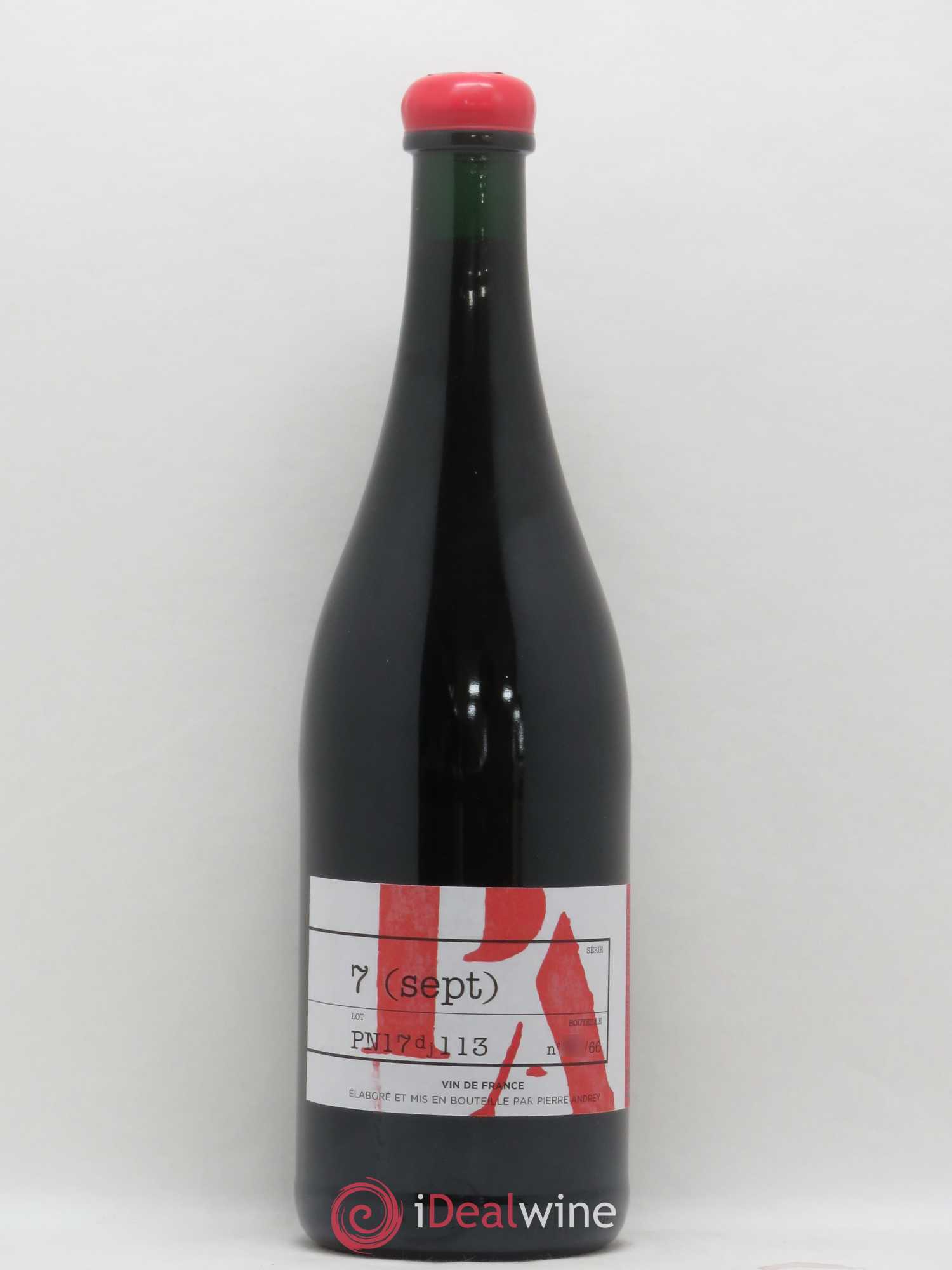 Vin de France Pinot Noir Verba Pampinea Florence Bouleaux et Pierre Andrey 7(sept) 2017 - Posten von 1 Flasche - 0