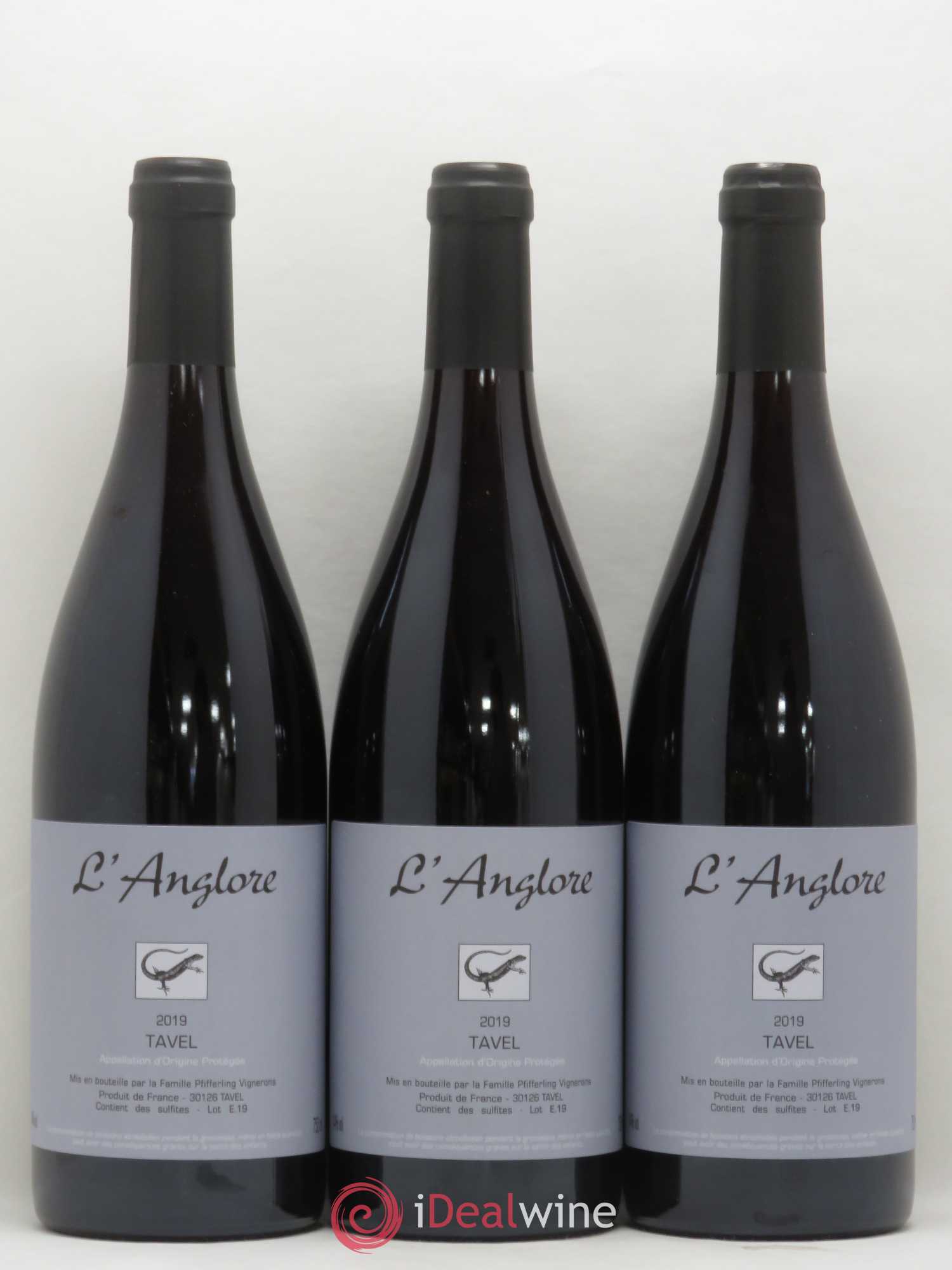 Tavel L'Anglore 2019 - Posten von 6 Flaschen - 2