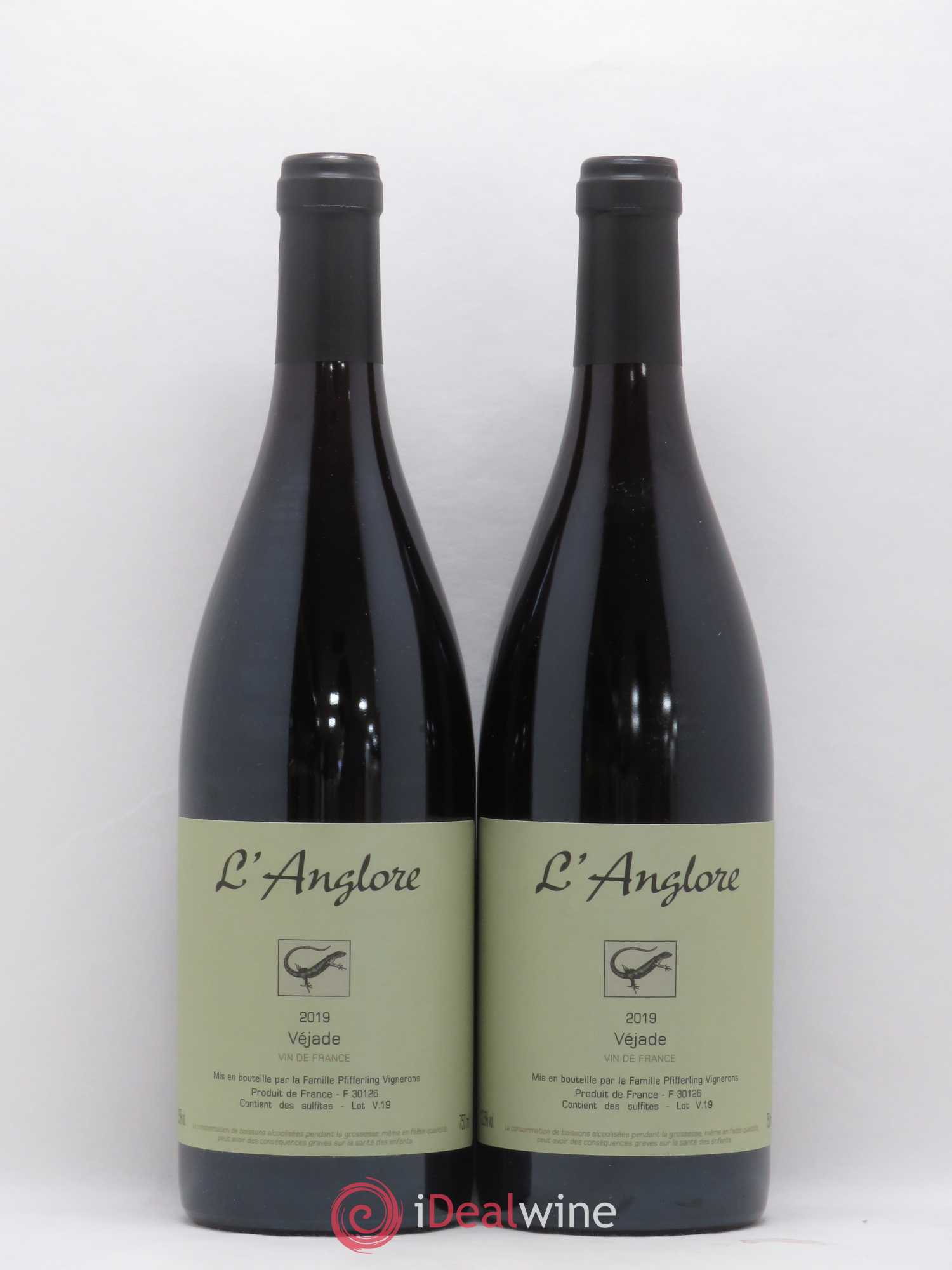 Vin de France Véjade L'Anglore 2019 - Lot de 2 bouteilles - 0